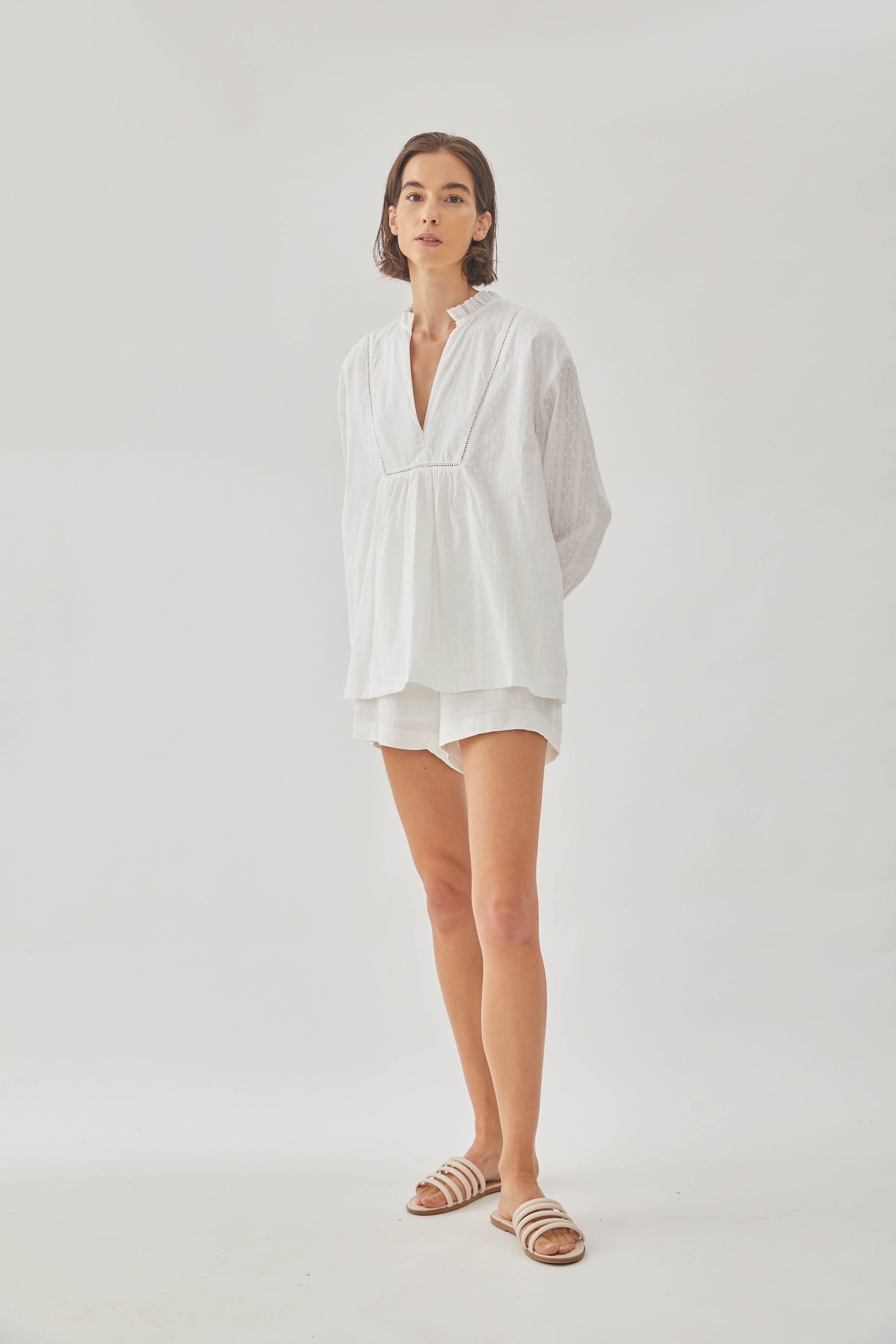 Embroidered Cotton Blouse