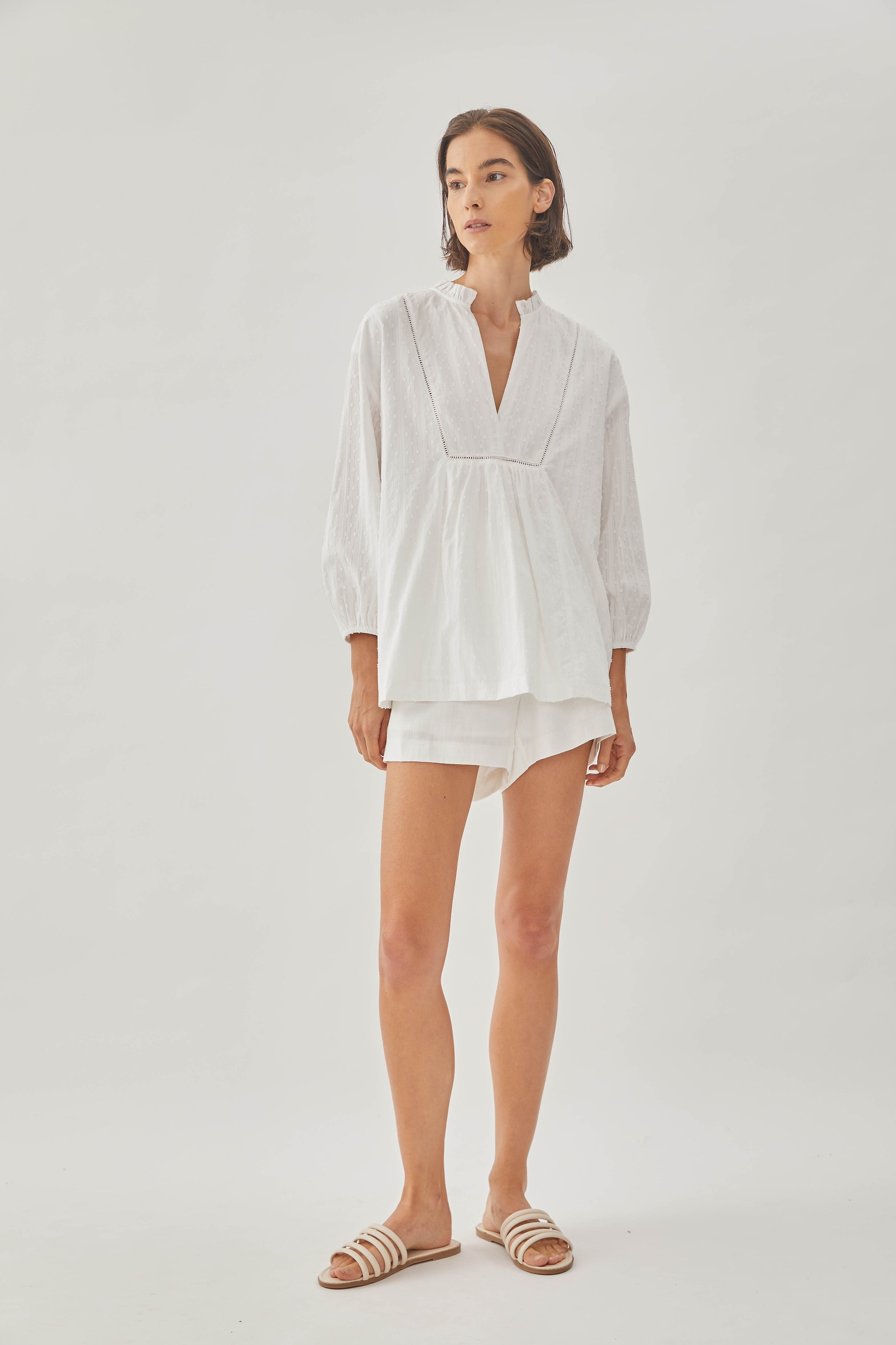 Embroidered Cotton Blouse