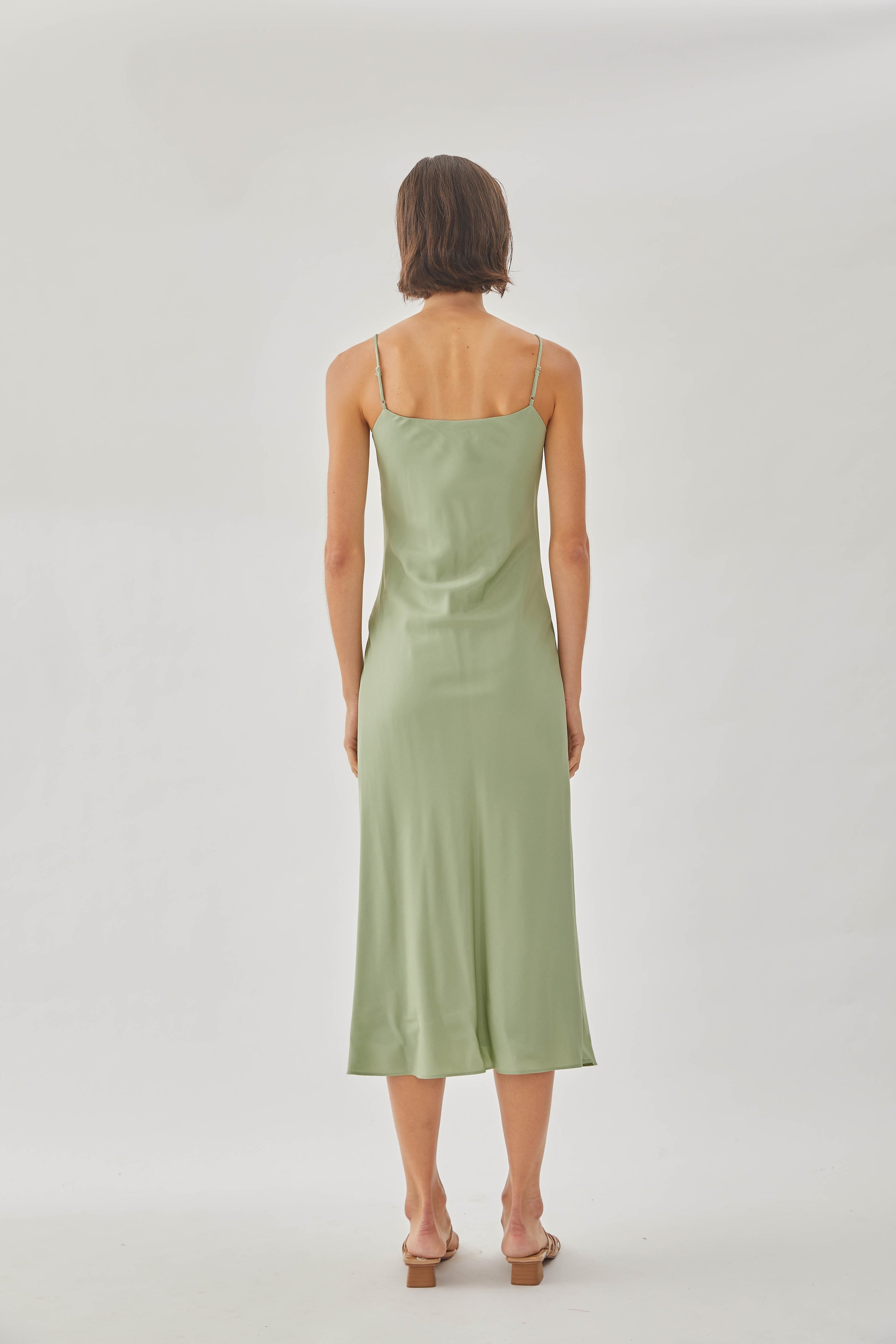 Slip Dress in Sage