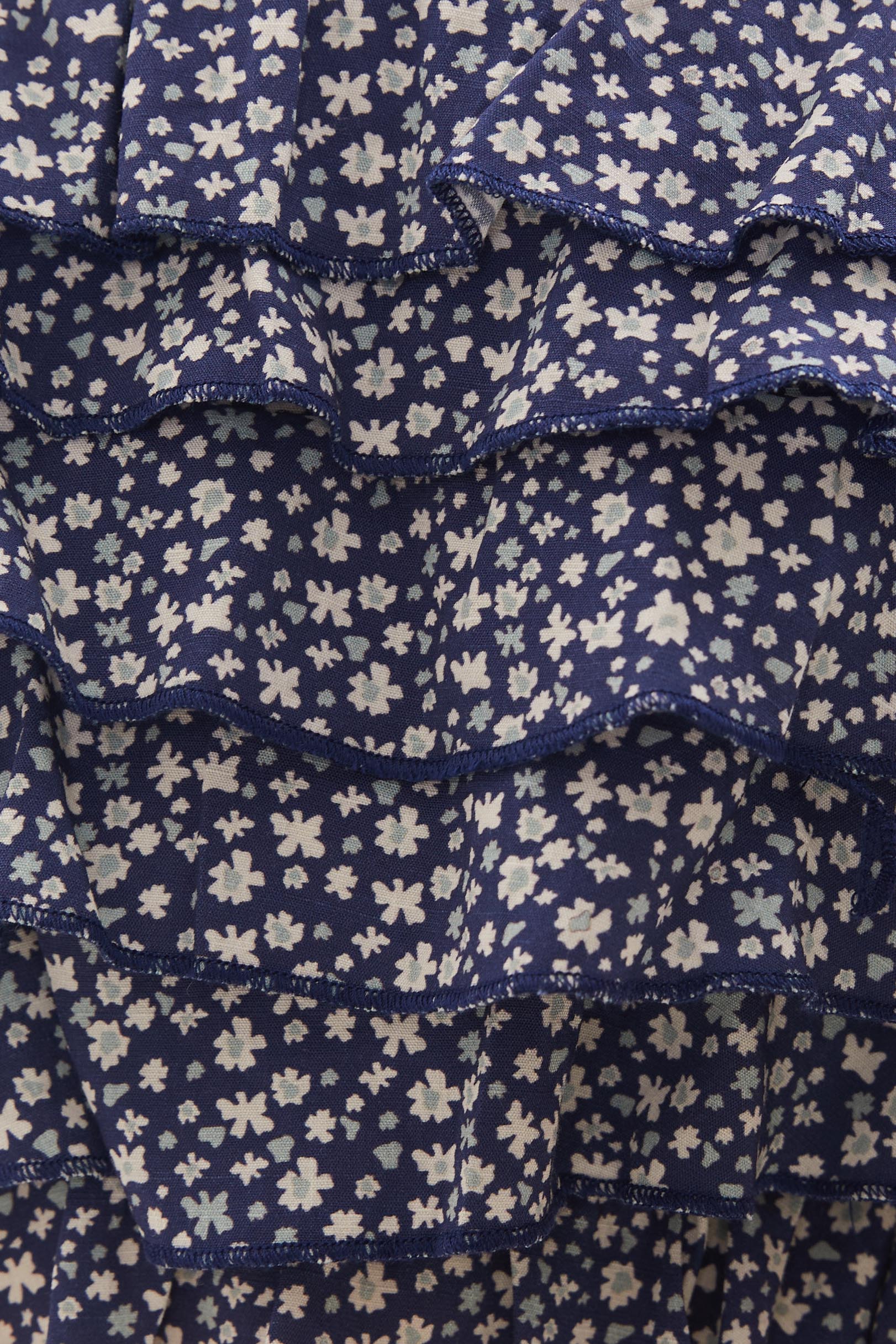 Tiered Frill Top in Moonlight Bloom