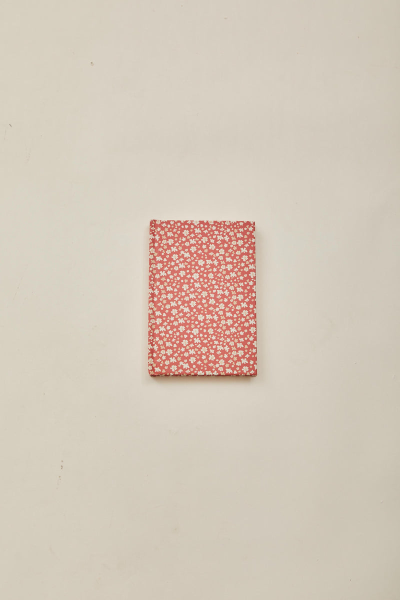 Notebook in Red Bloom