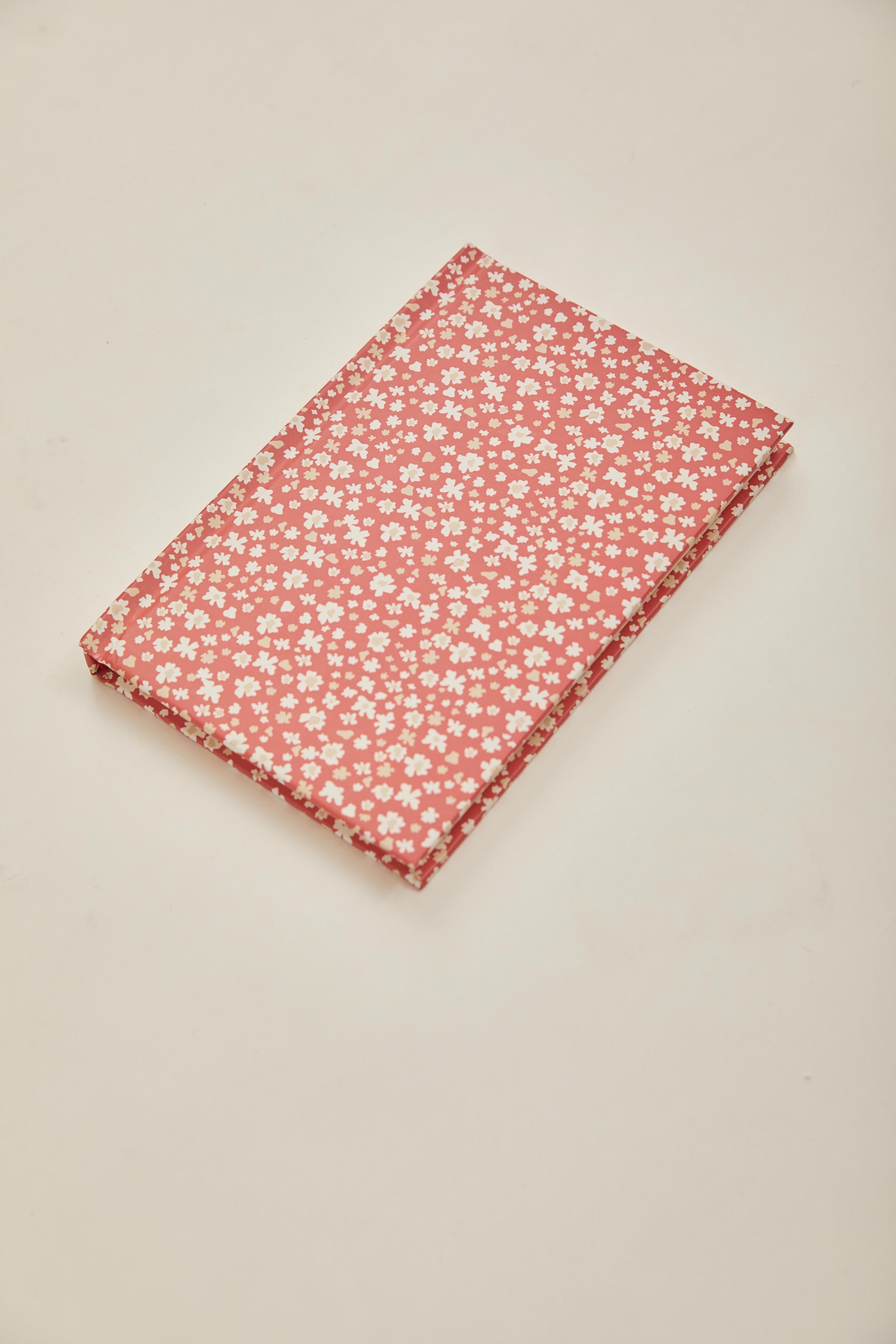 Notebook in Red Bloom