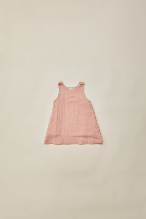 Mini Sleeveless A-Line Dress in Petal Pink