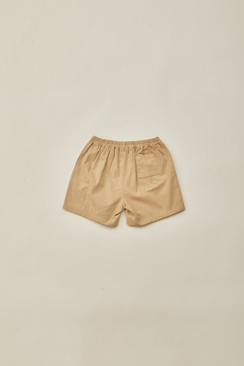 Mini Cargo Shorts in Sand