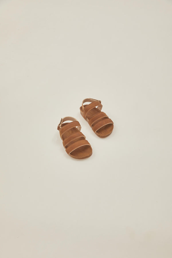 Mini Tevy Strap Sandals in Sand