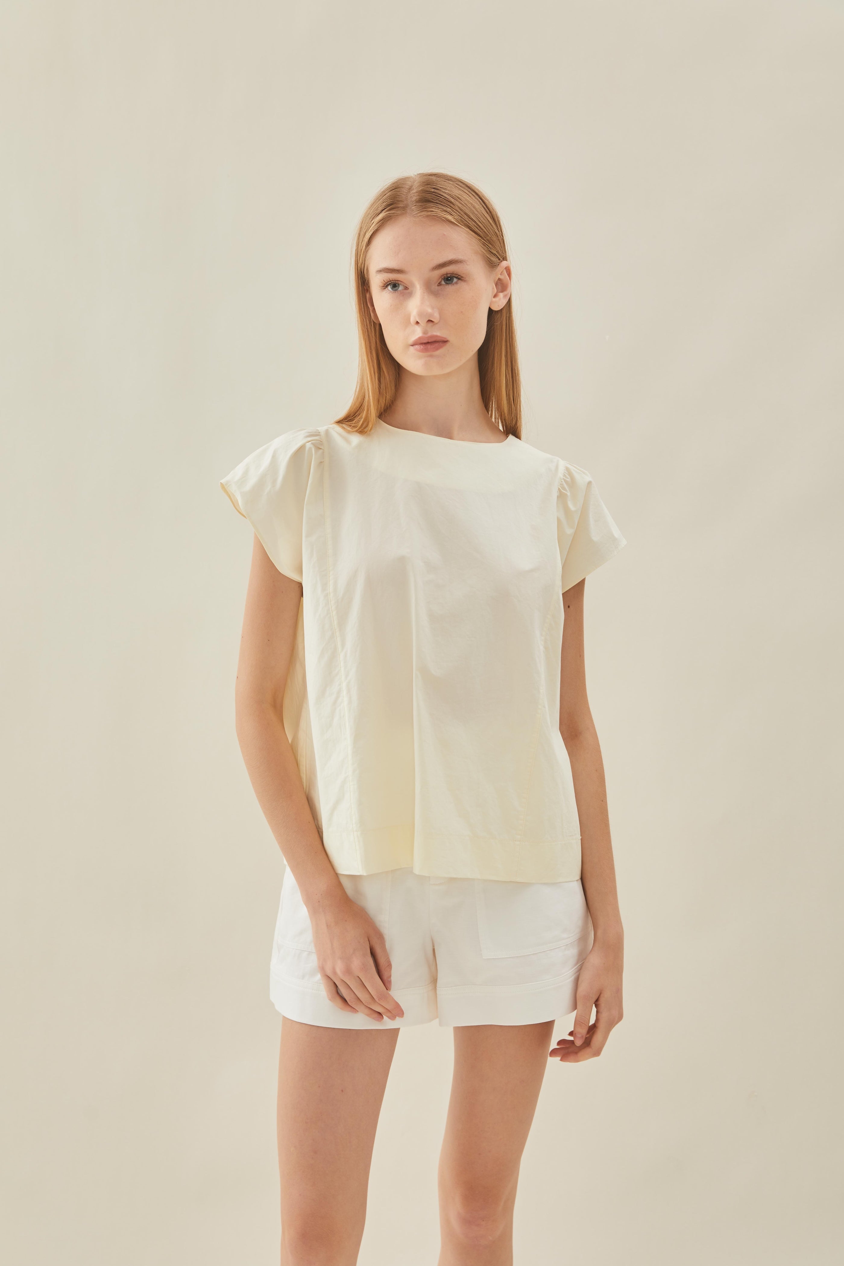 Button Back Top in Souffle