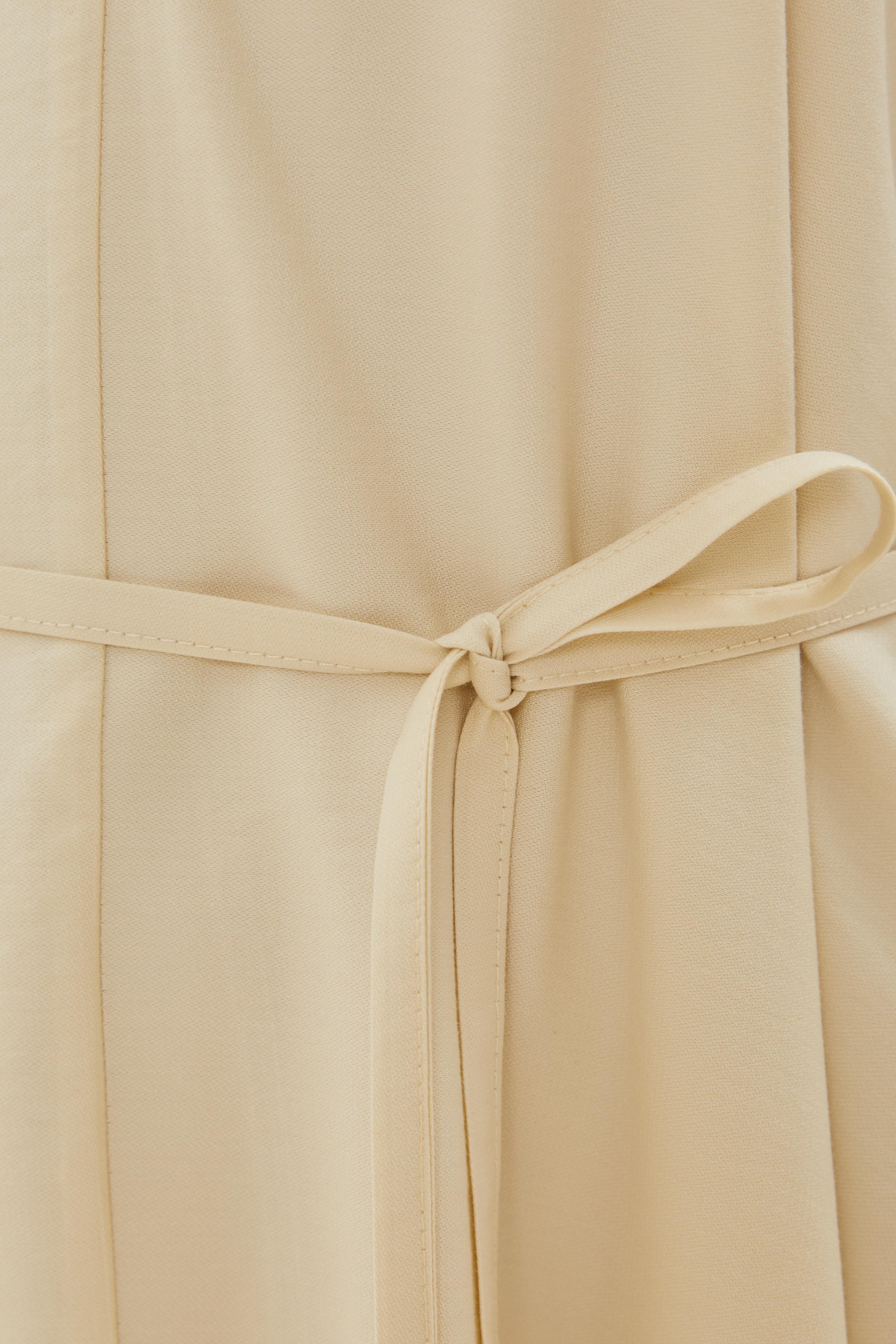 Flare Maxi Dress in Ecru