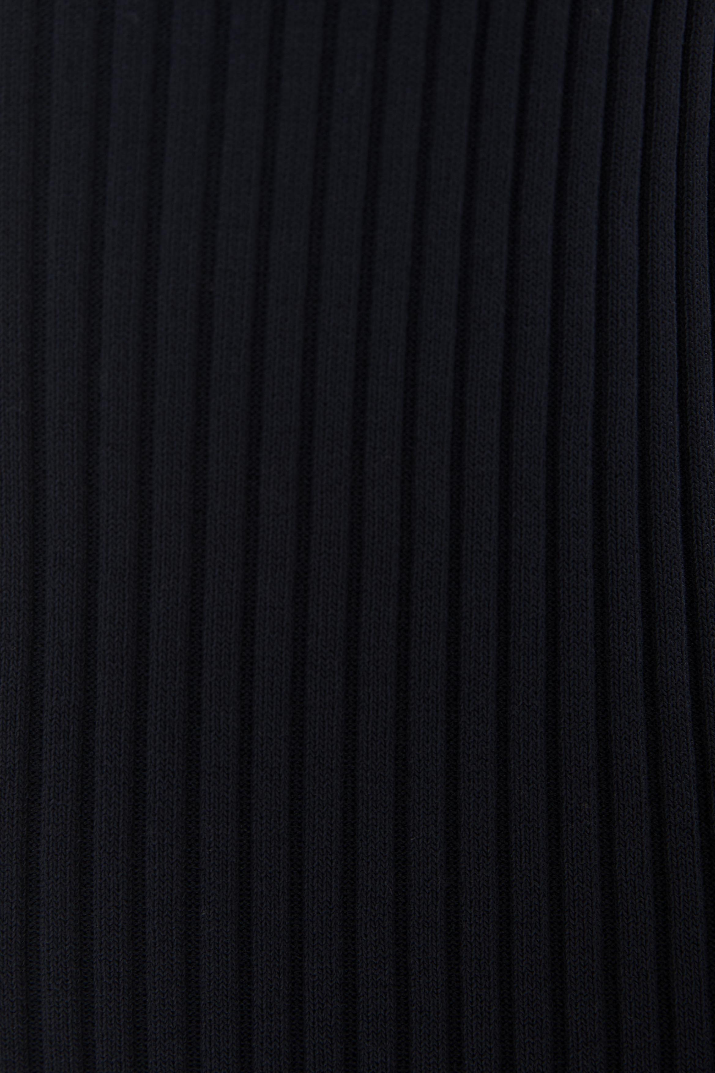 Boat Neck Knit Dress in Midnight