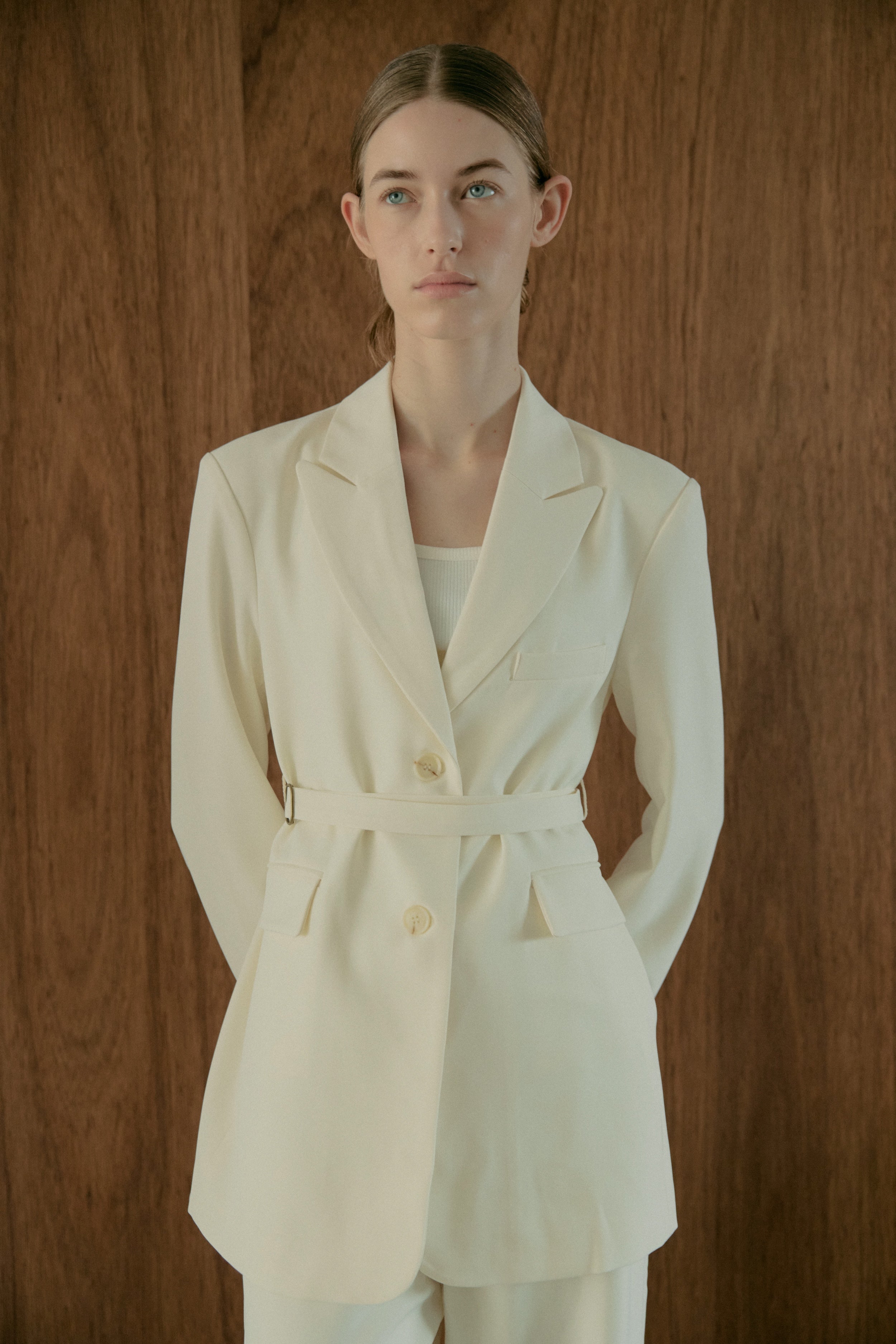 Oversized Blazer in Ivory