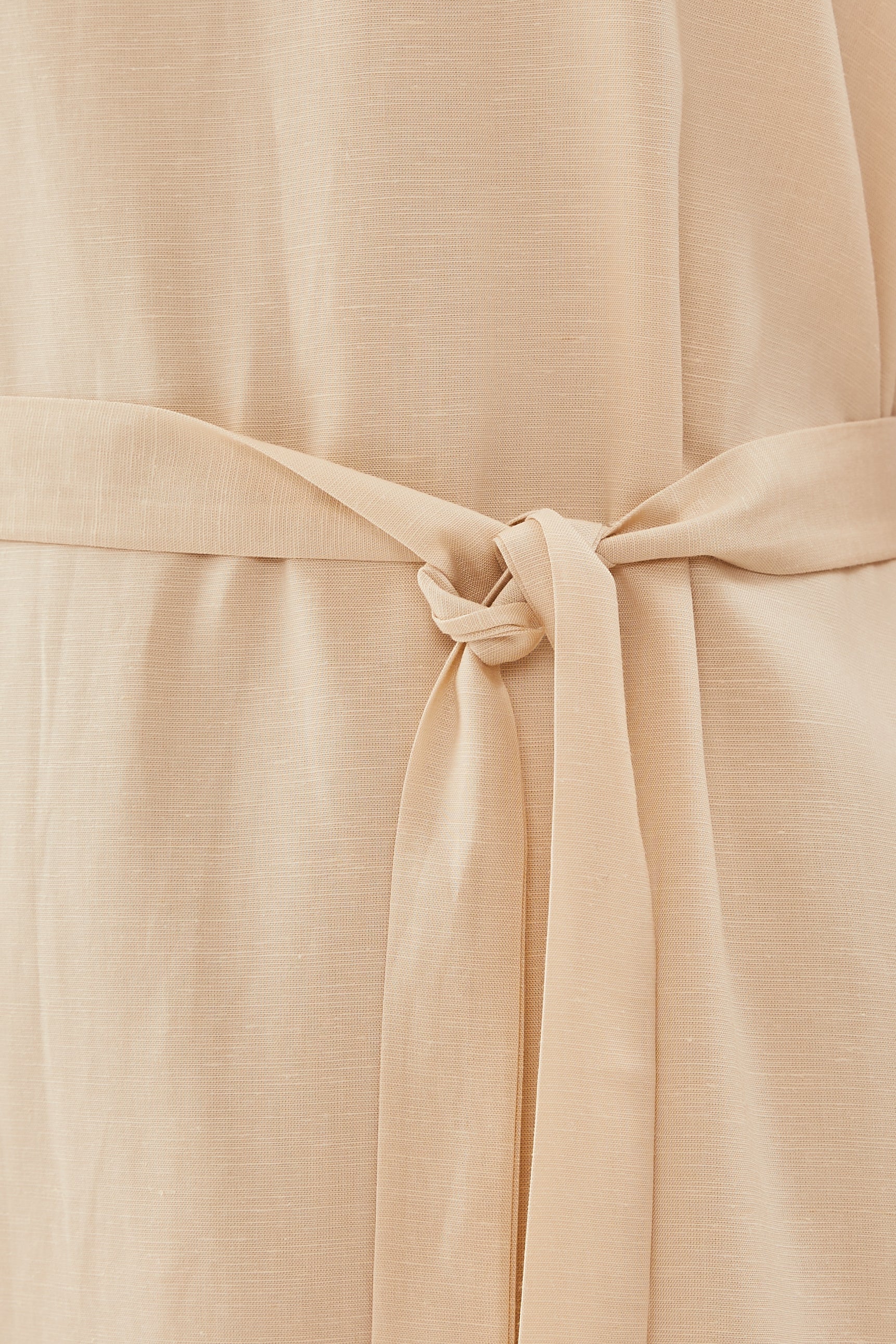 Midi Shift Dress in Natural