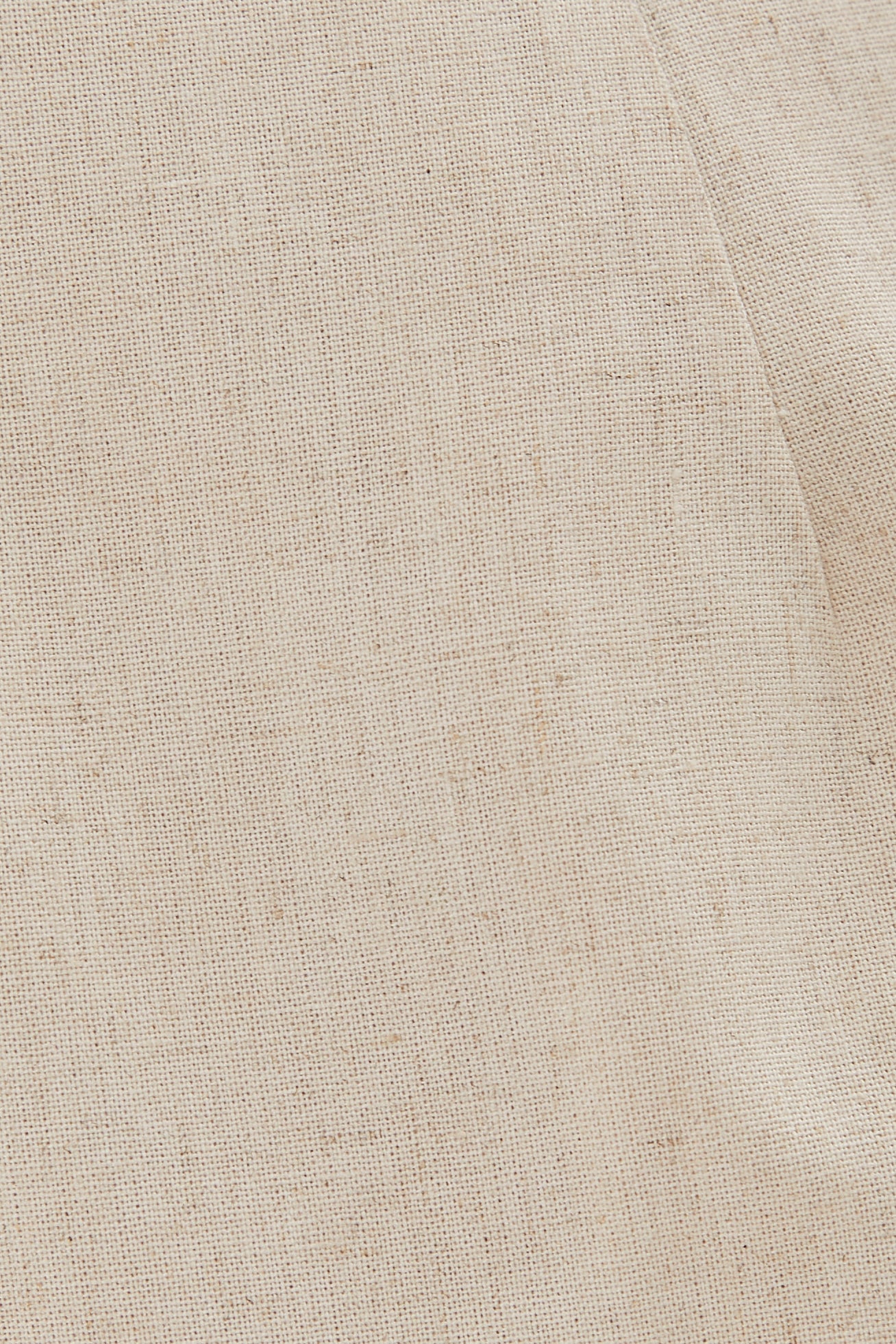 Linen Straight Skirt in Natural