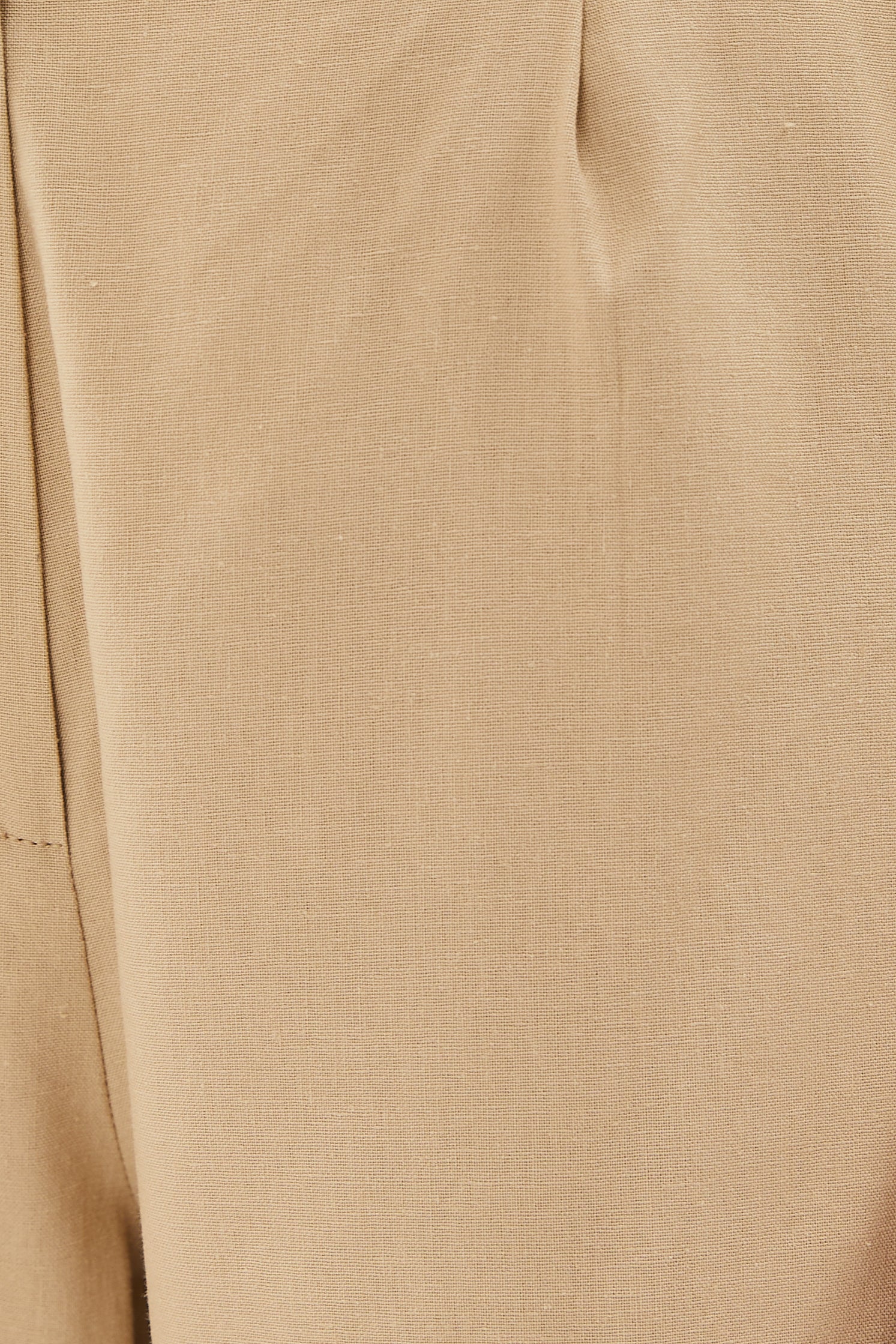 Linen Straight Pants in Sand
