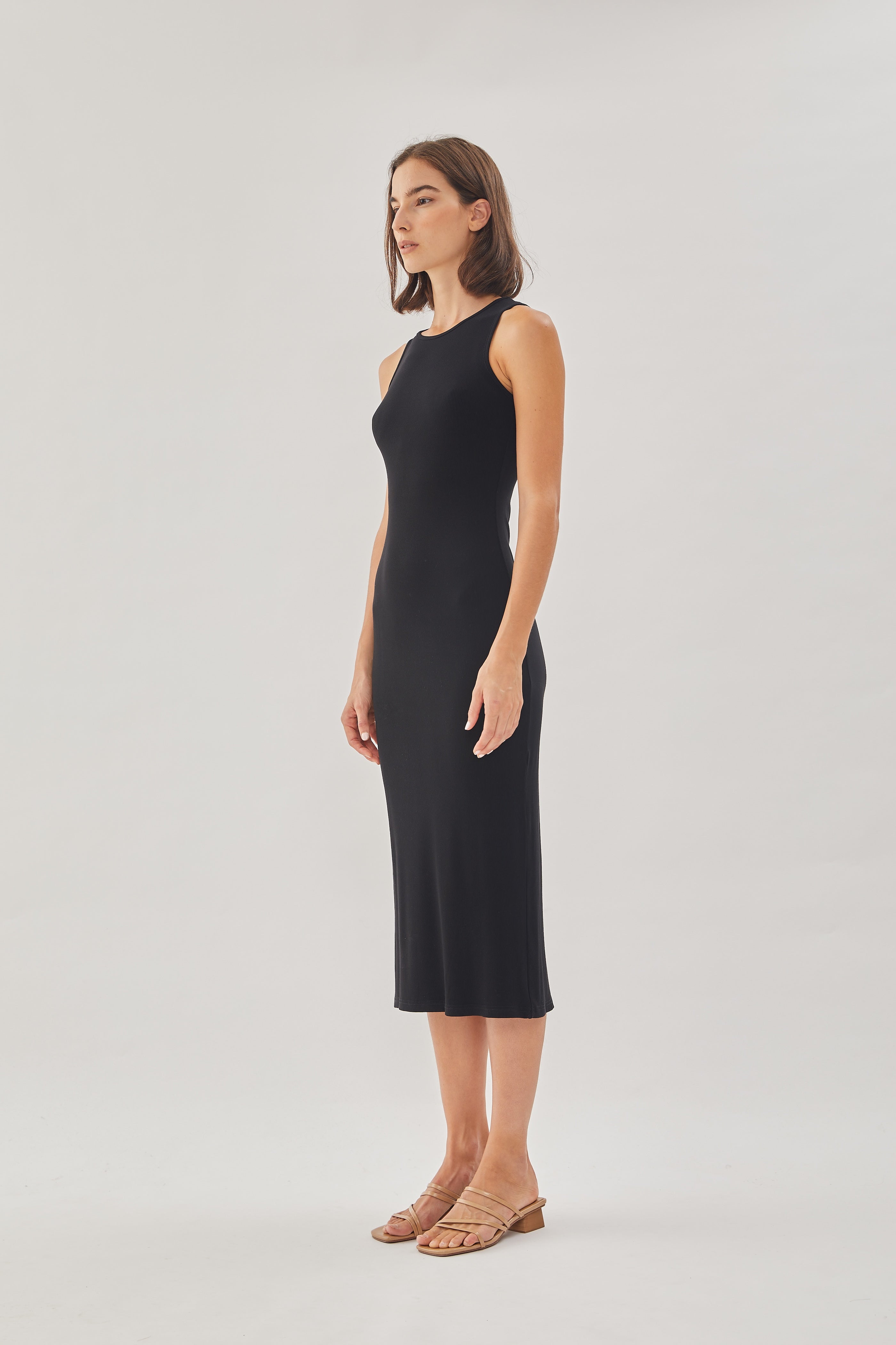 Knitted Dress in Black