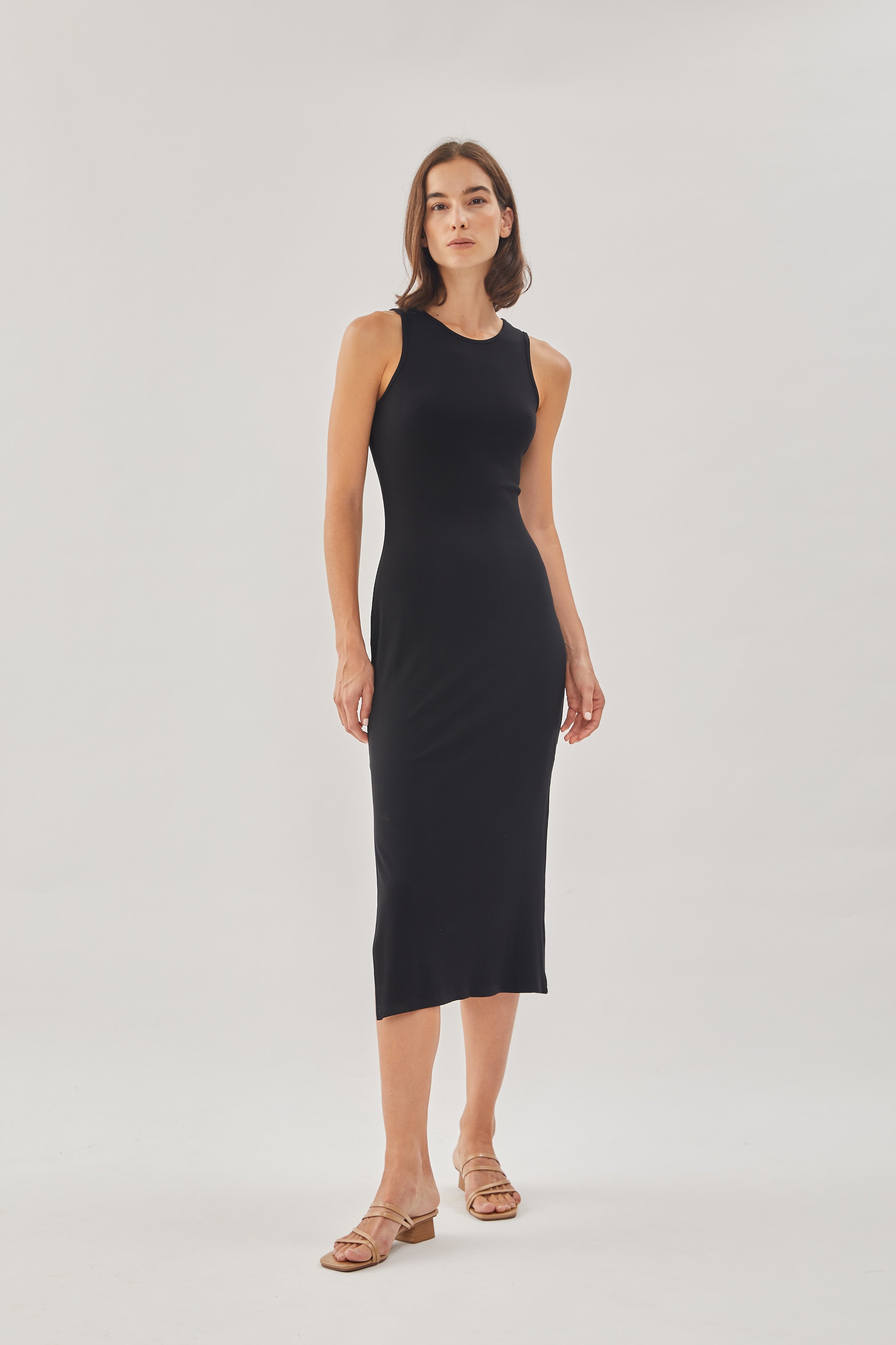 Knitted Dress in Black