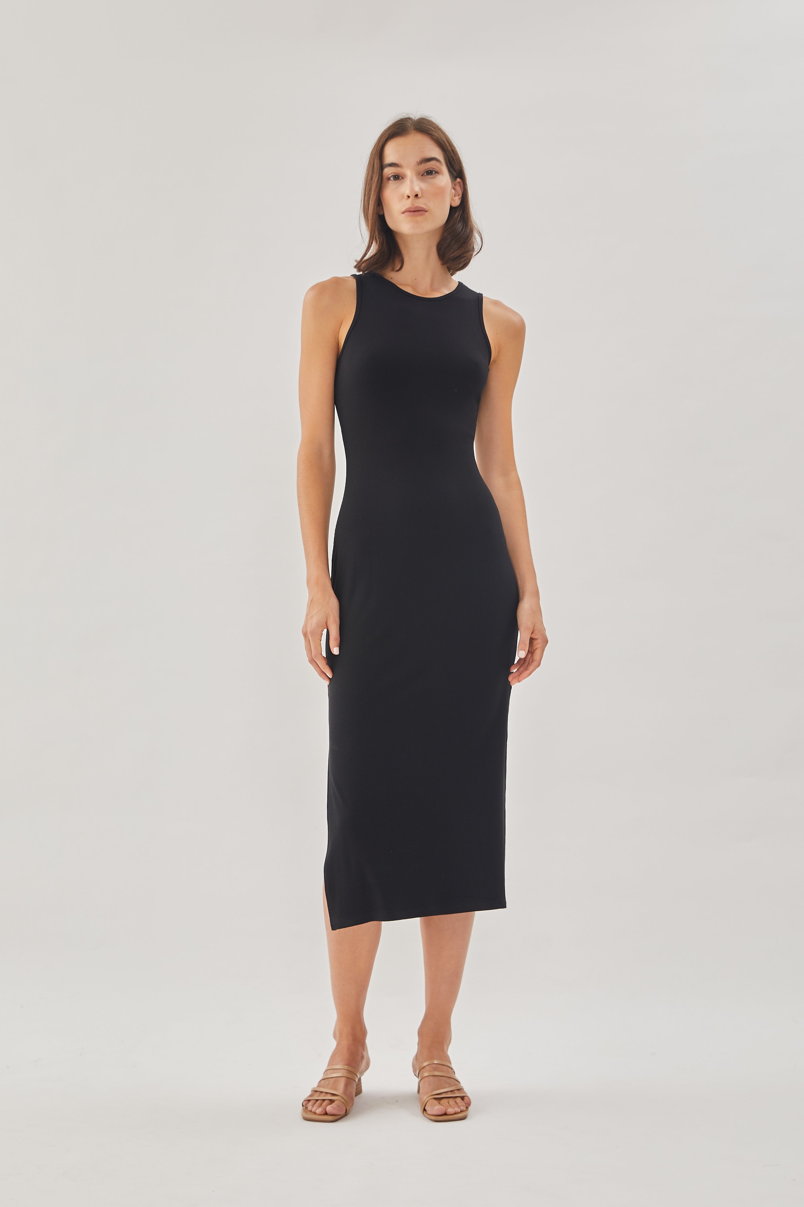 Knitted Dress in Black