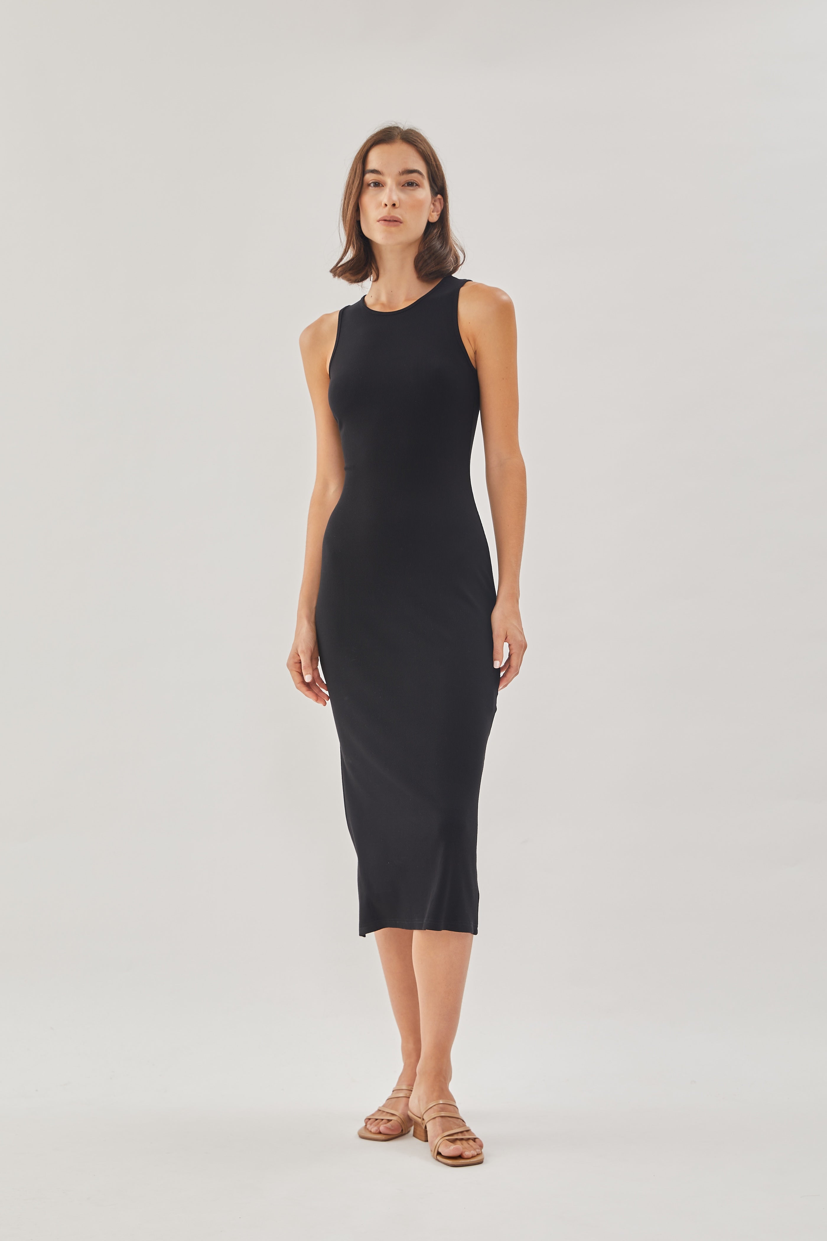 Knitted Dress in Black