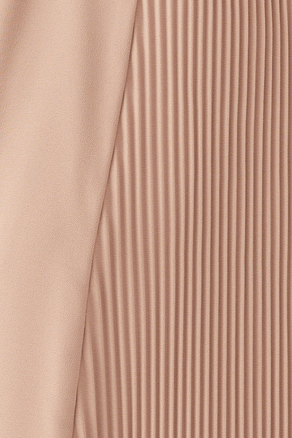 Pleated Halter Dress in Muted Rose