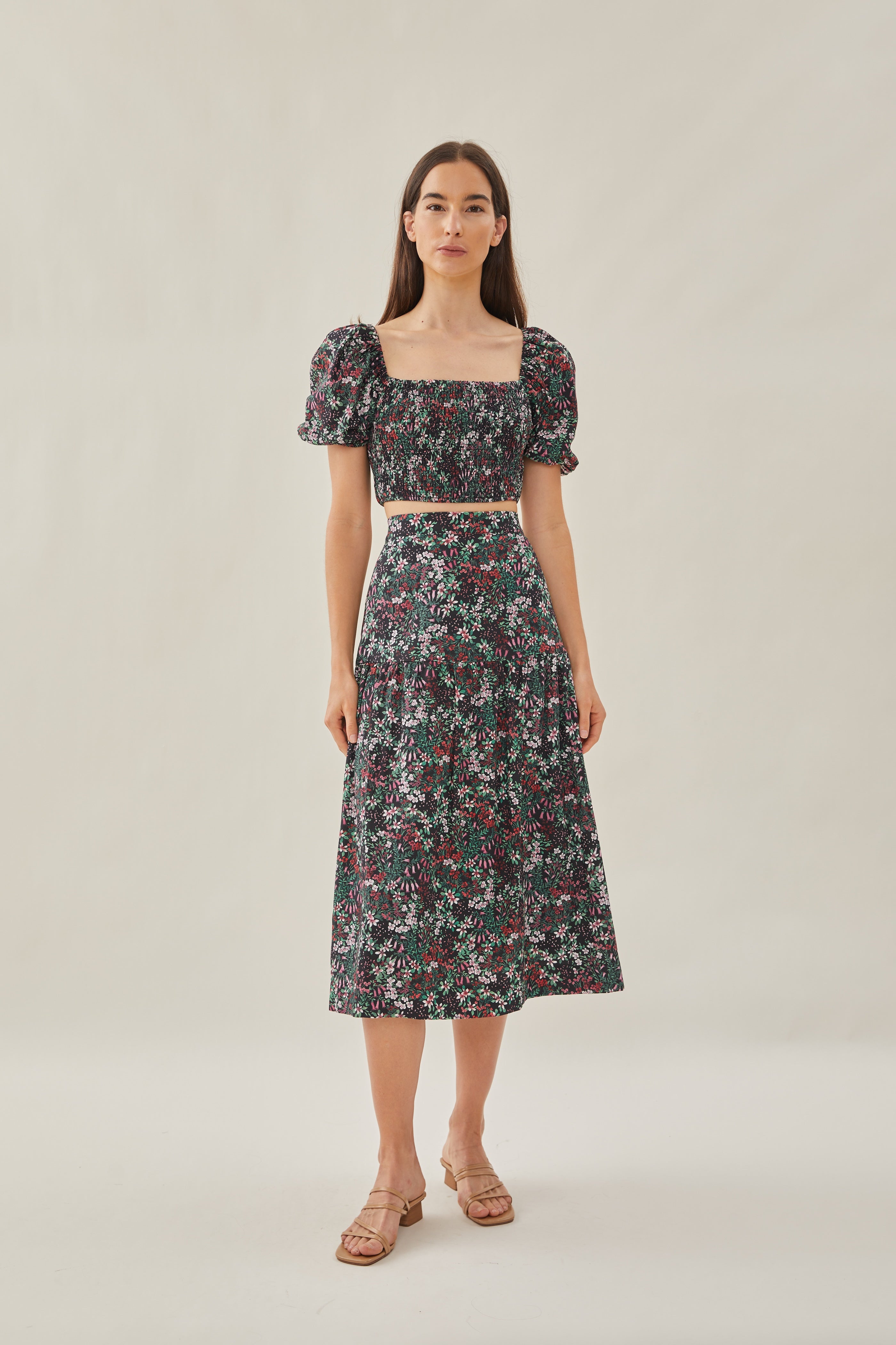 Midi Skirt in Wild