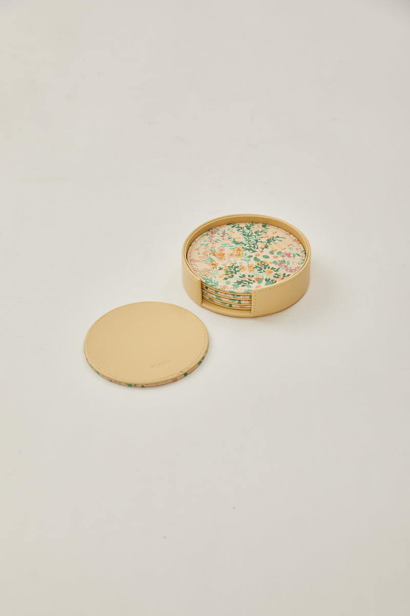 Reversible Coaster Set in Canary