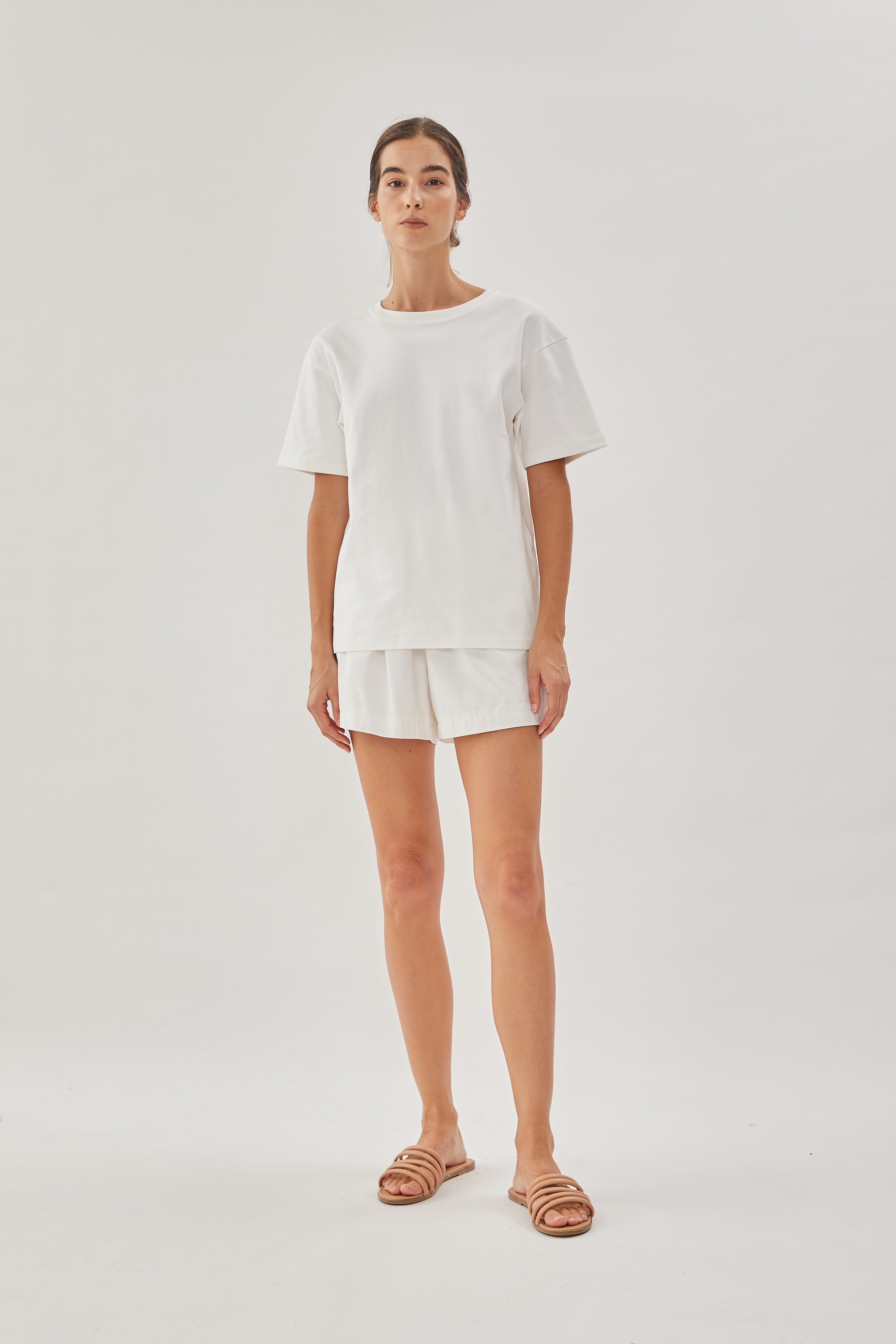 STUDIOS Cotton Tee in White