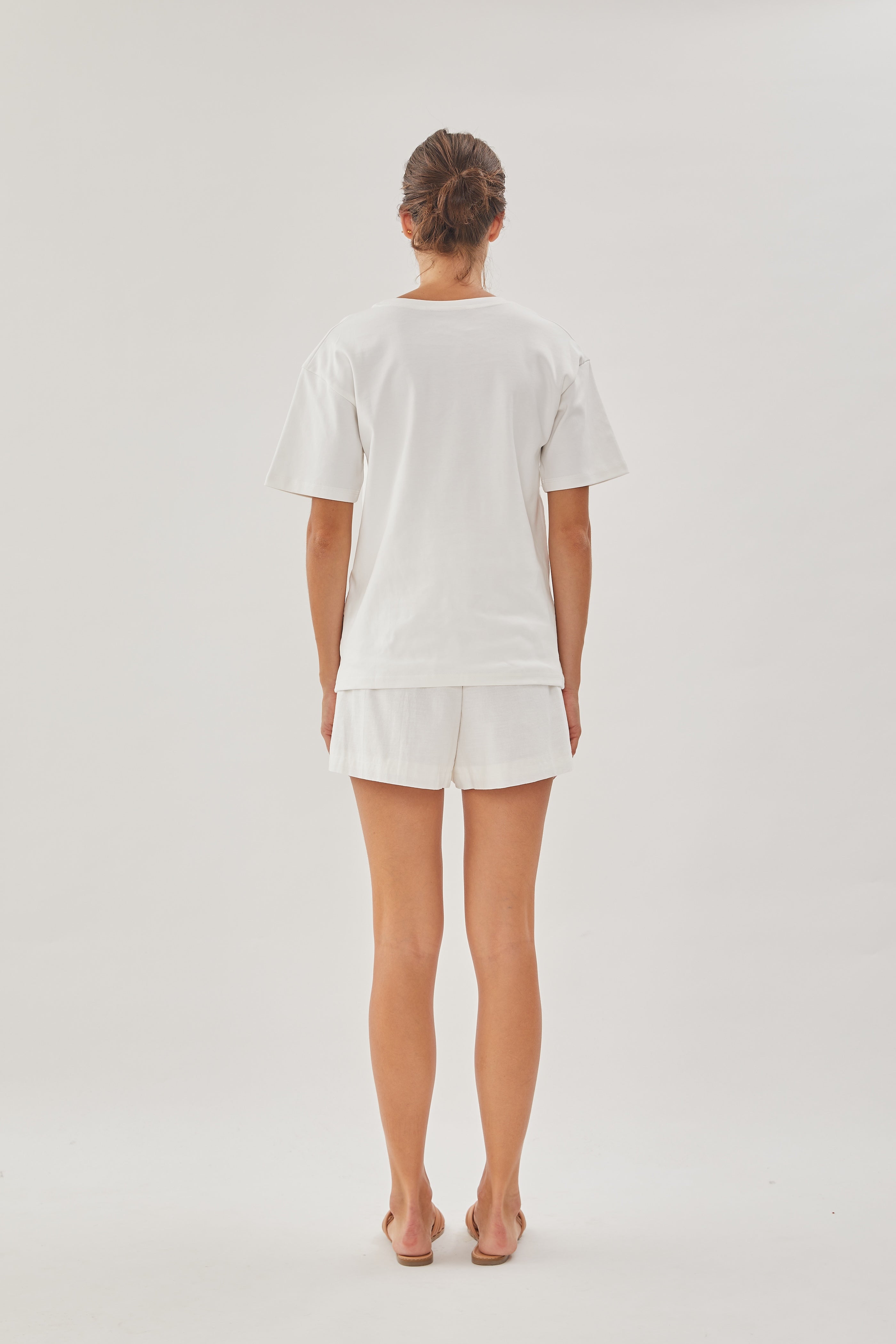 STUDIOS Cotton Tee in White