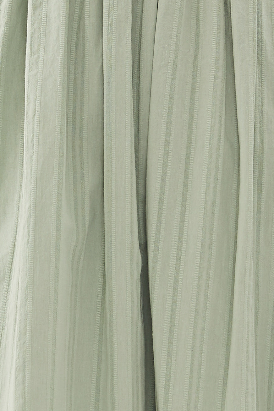 Cotton Cami Midi Dress in Sage