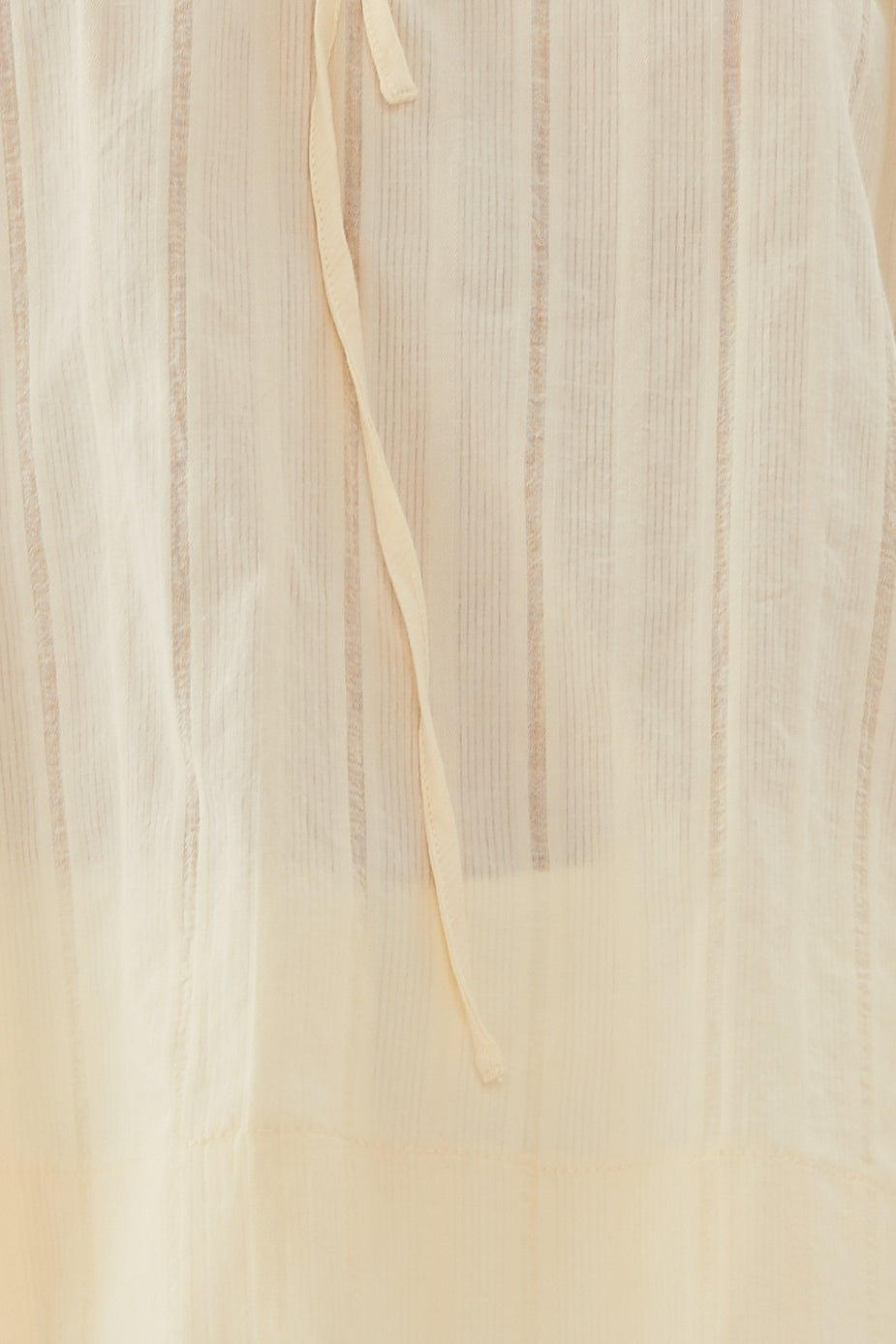 Cotton Poplin Blouse in Soft Yellow