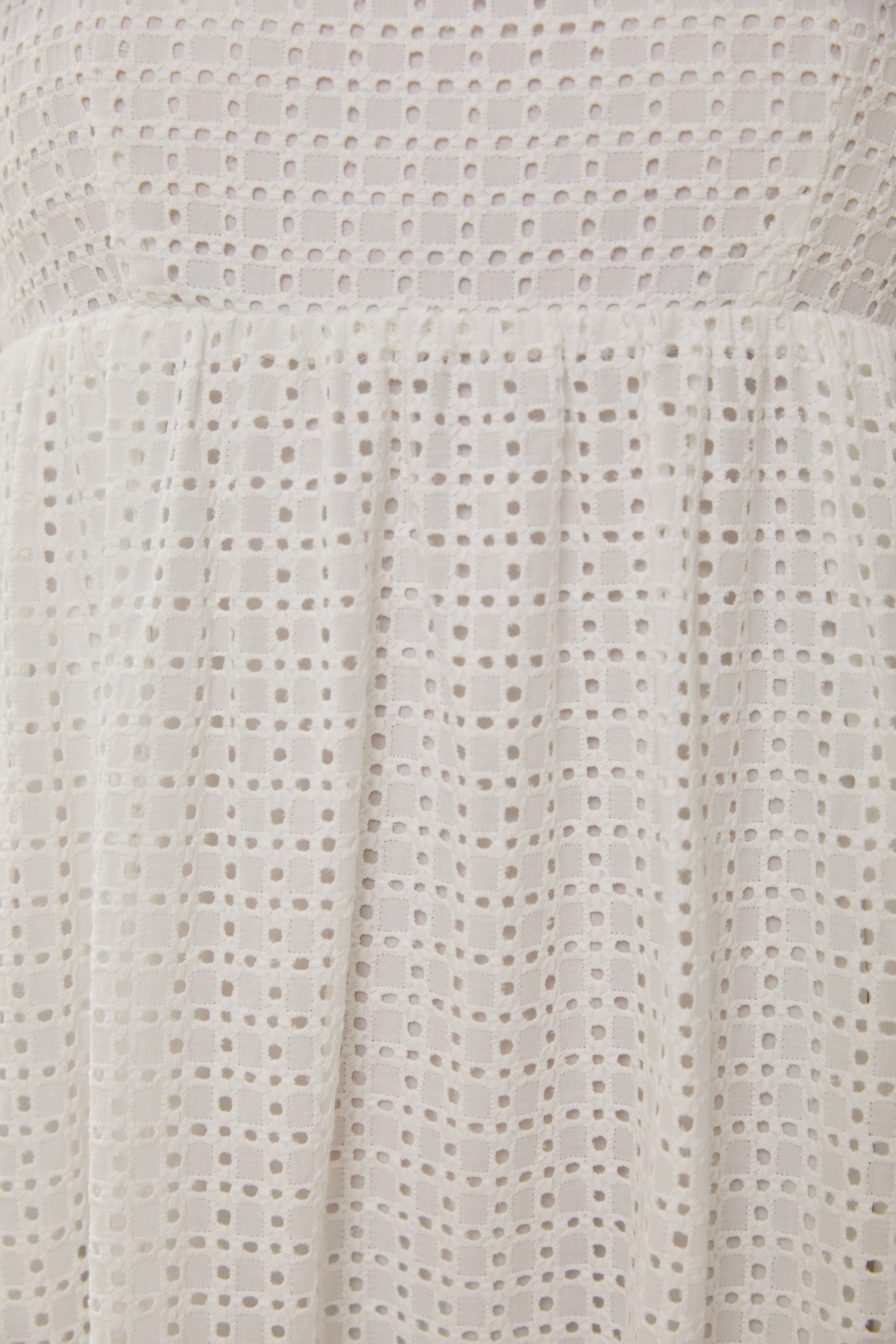 Maha Crochet Cami Midi Dress in White