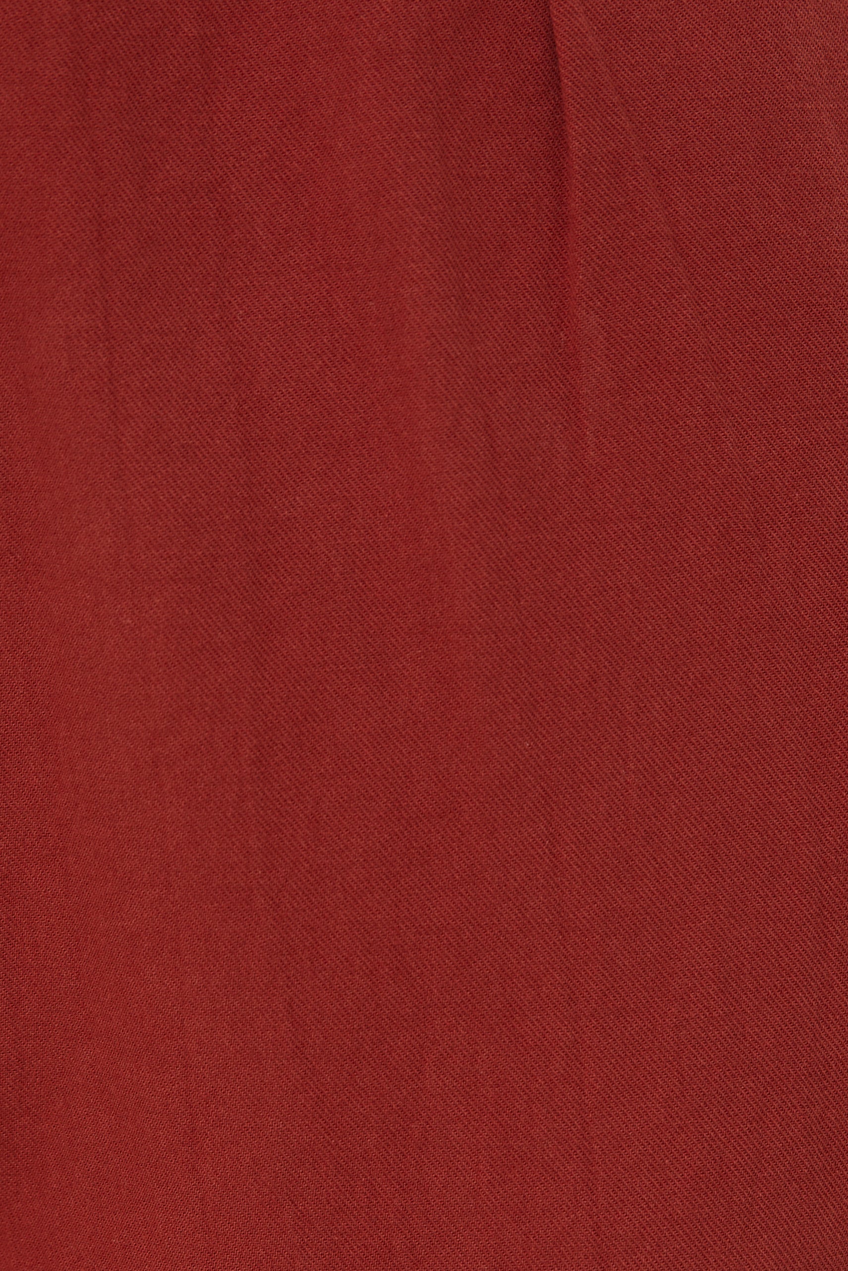 Cotton Pleated Trouser in Sienna