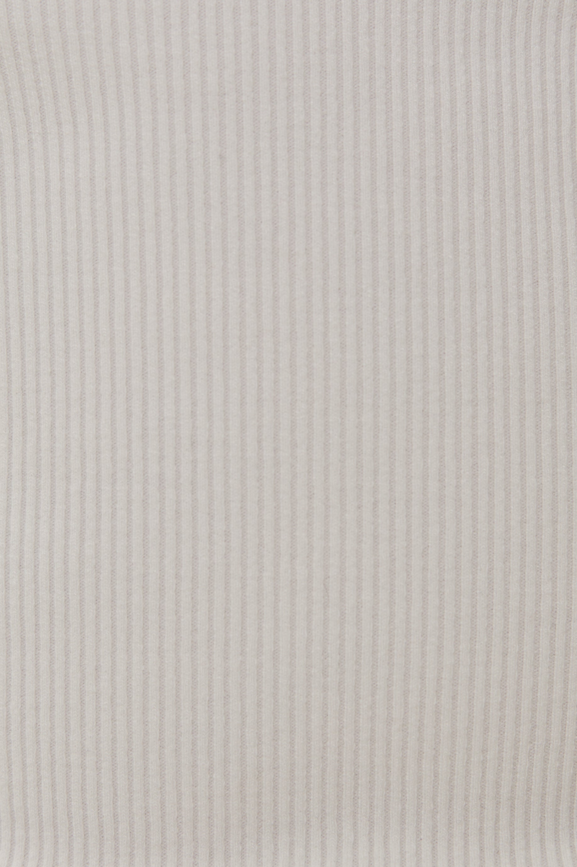 Scoop Ribbed Tank in White