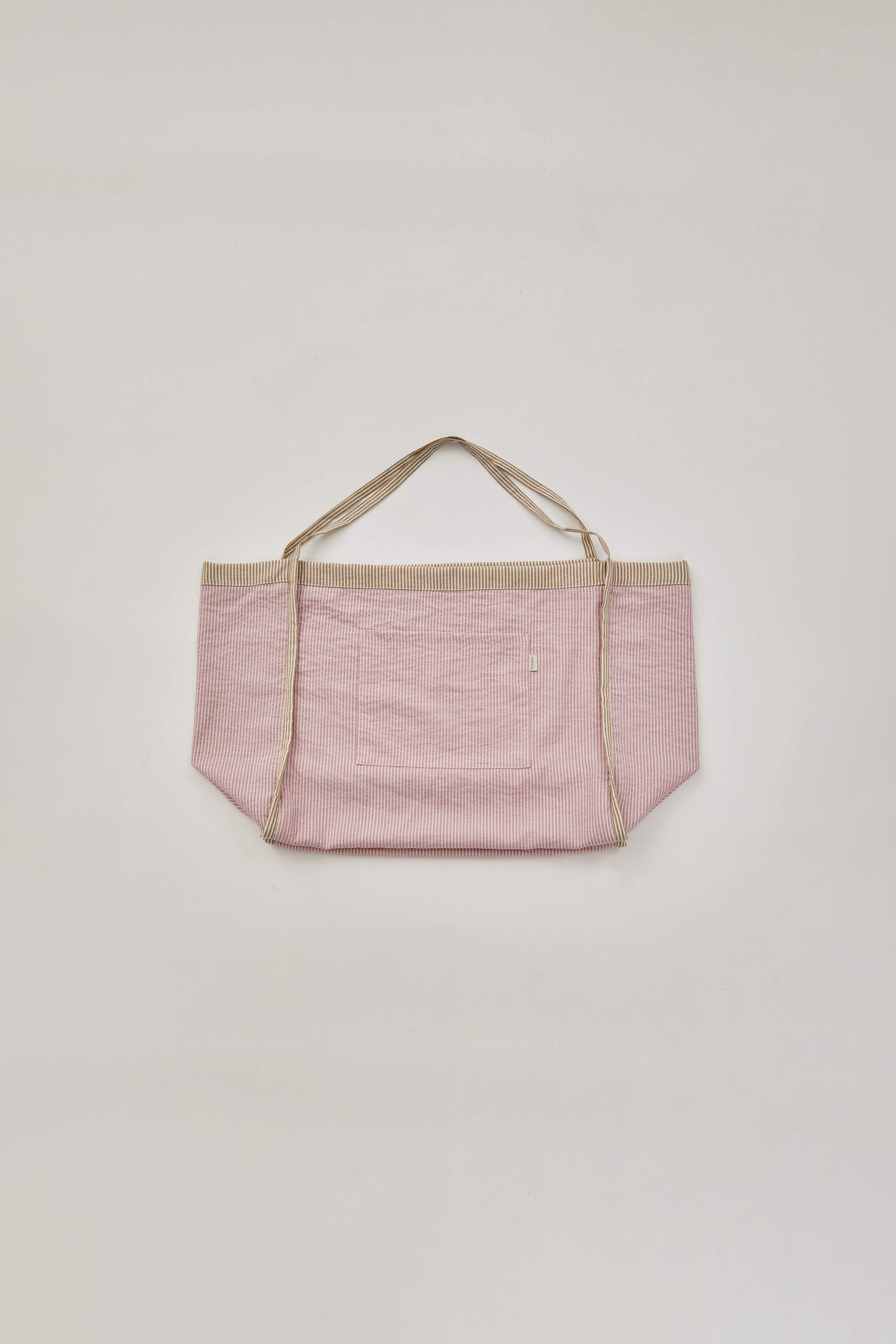 Beach tote in Stripe Brown
