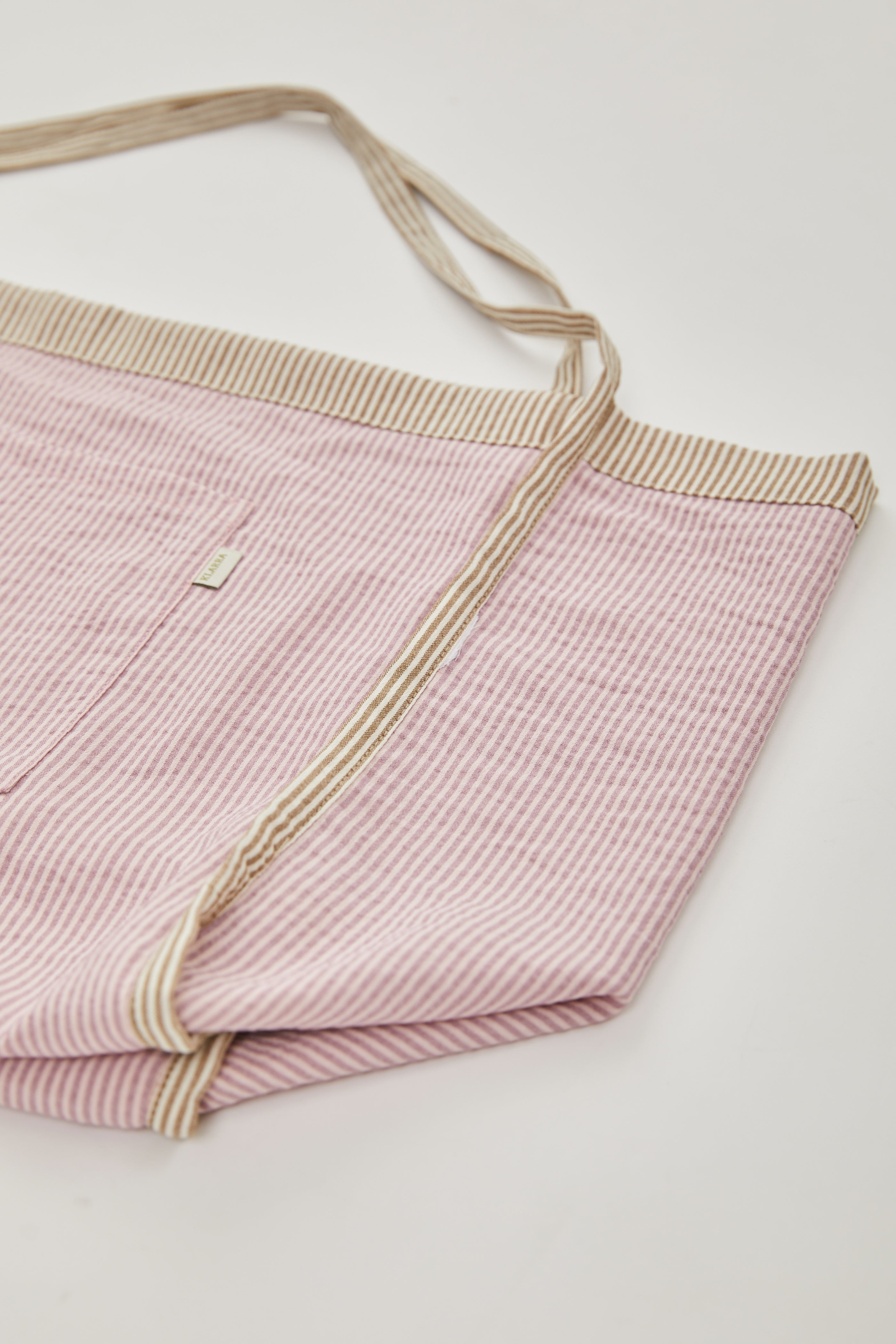 Beach tote in Stripe Brown