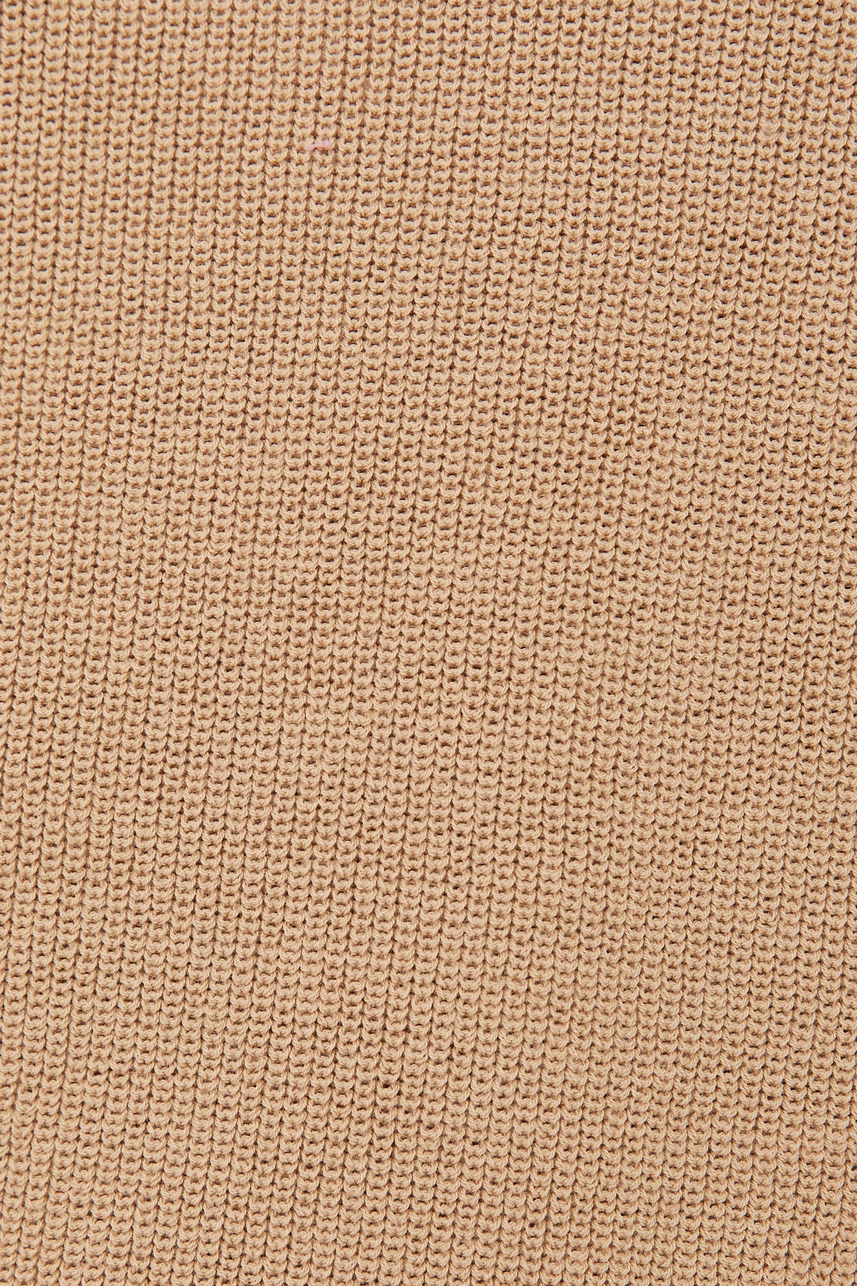 High Neck Cap Sleeve Top in Tan