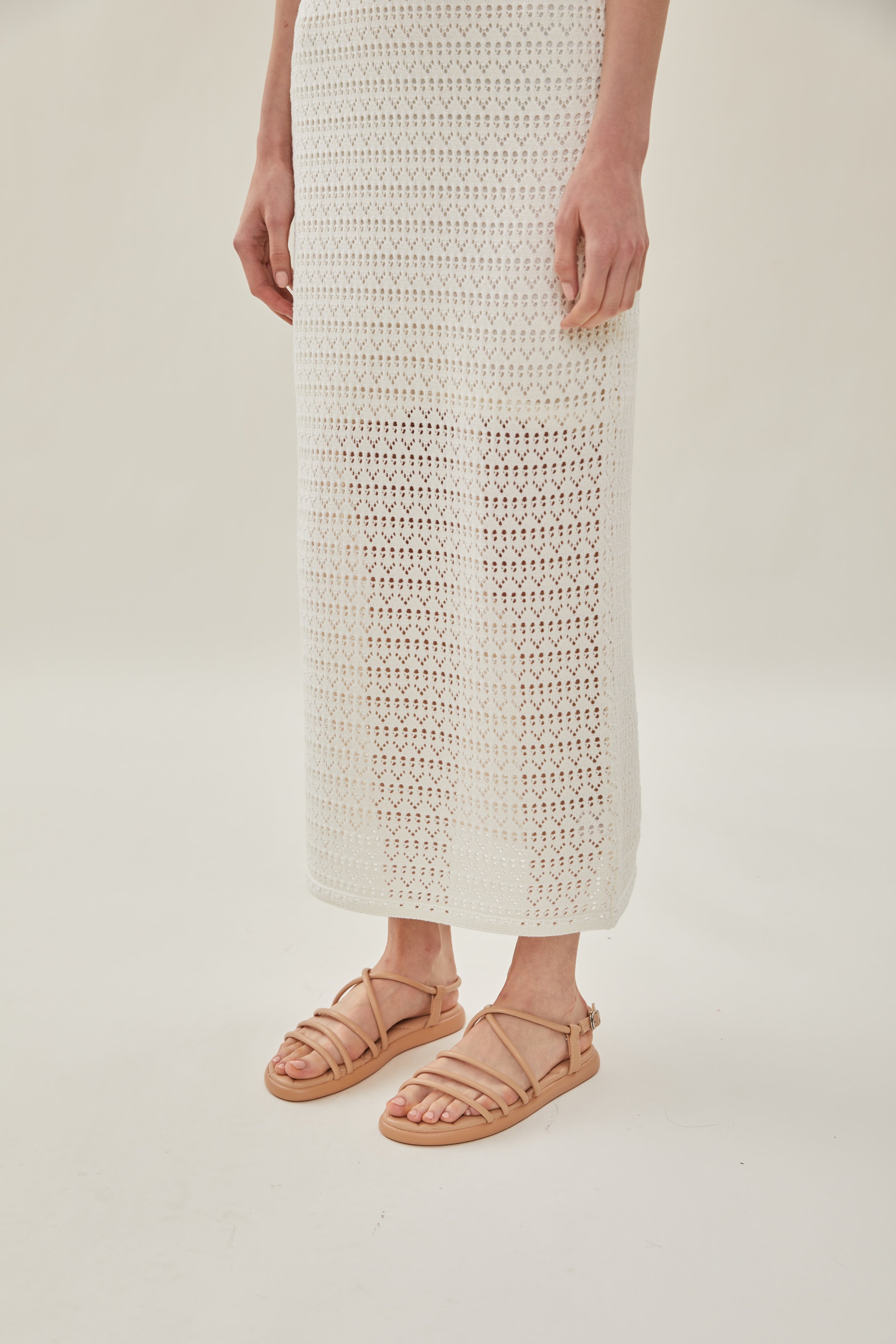 Iris Sandals in Beige