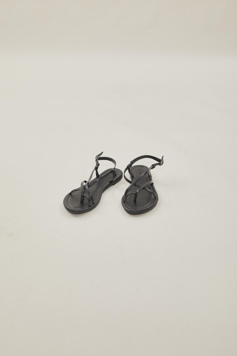 Blake Loop Sandals in Black