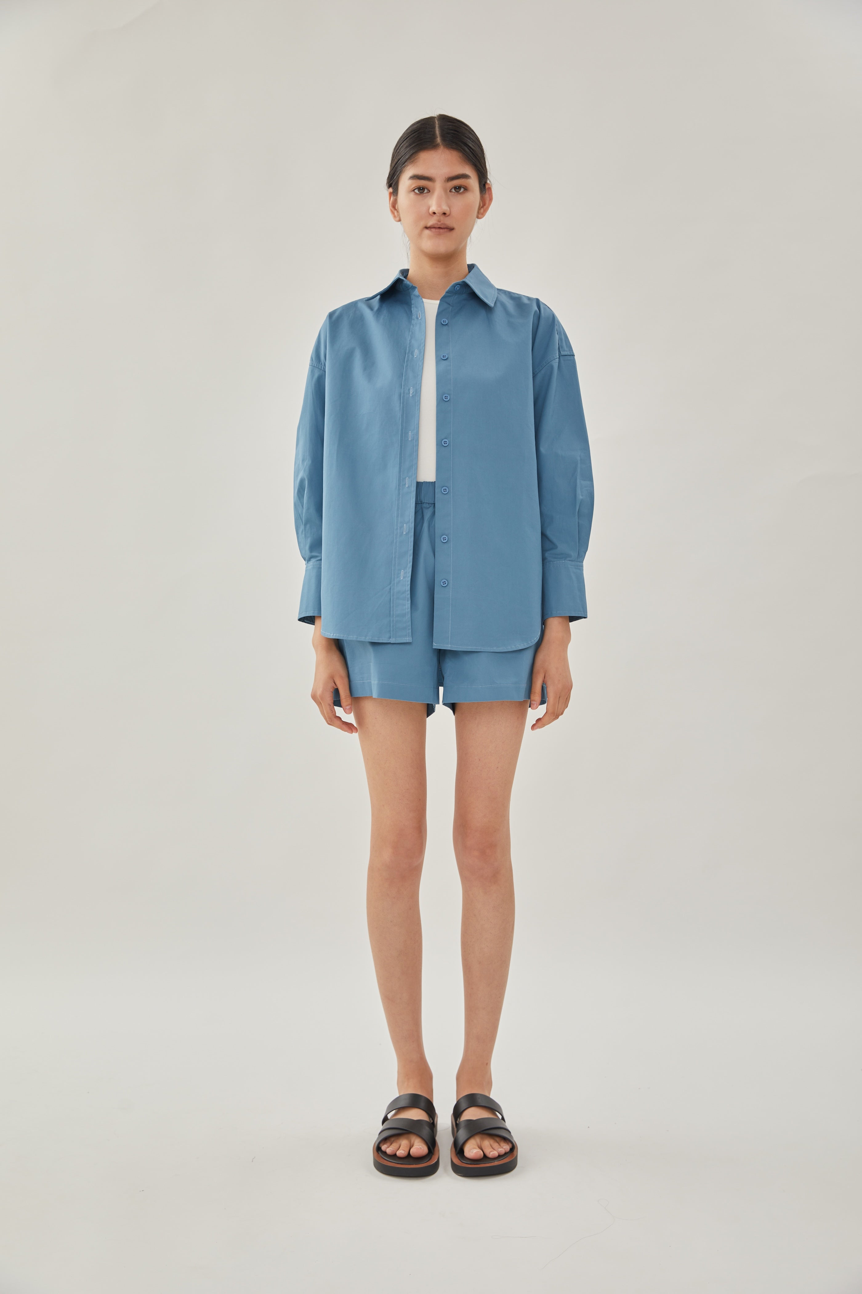 STUDIOS Shirt in Stone Blue