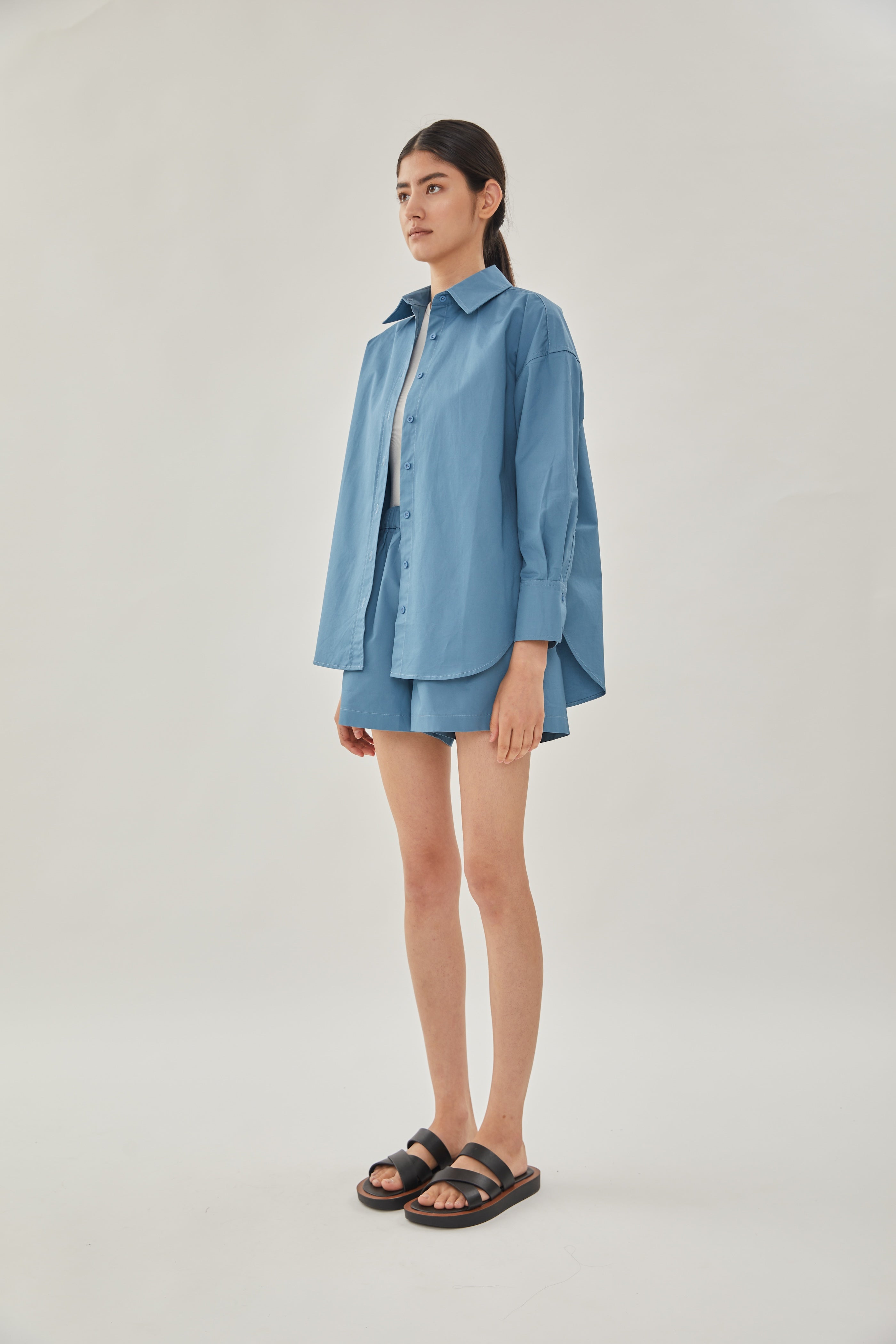 STUDIOS Shirt in Stone Blue