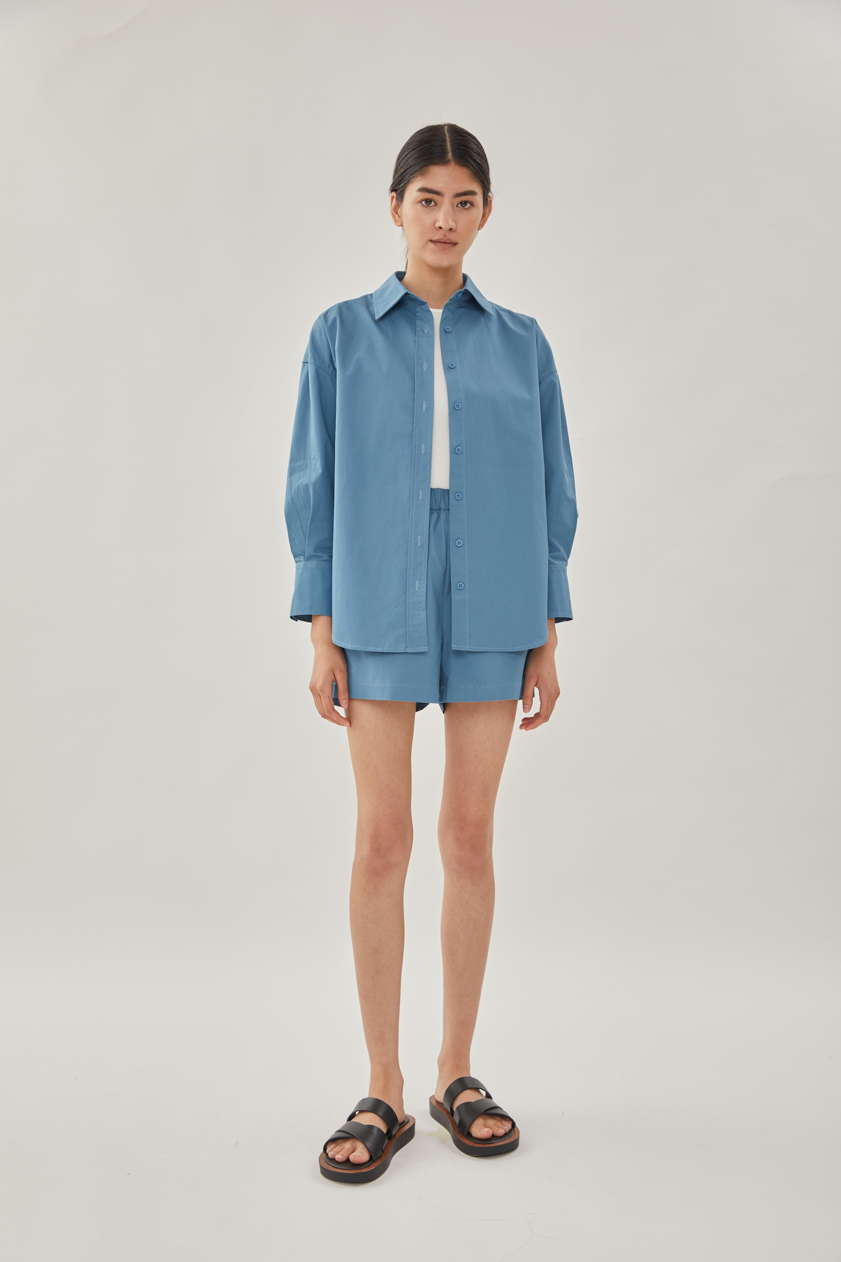 STUDIOS Shirt in Stone Blue