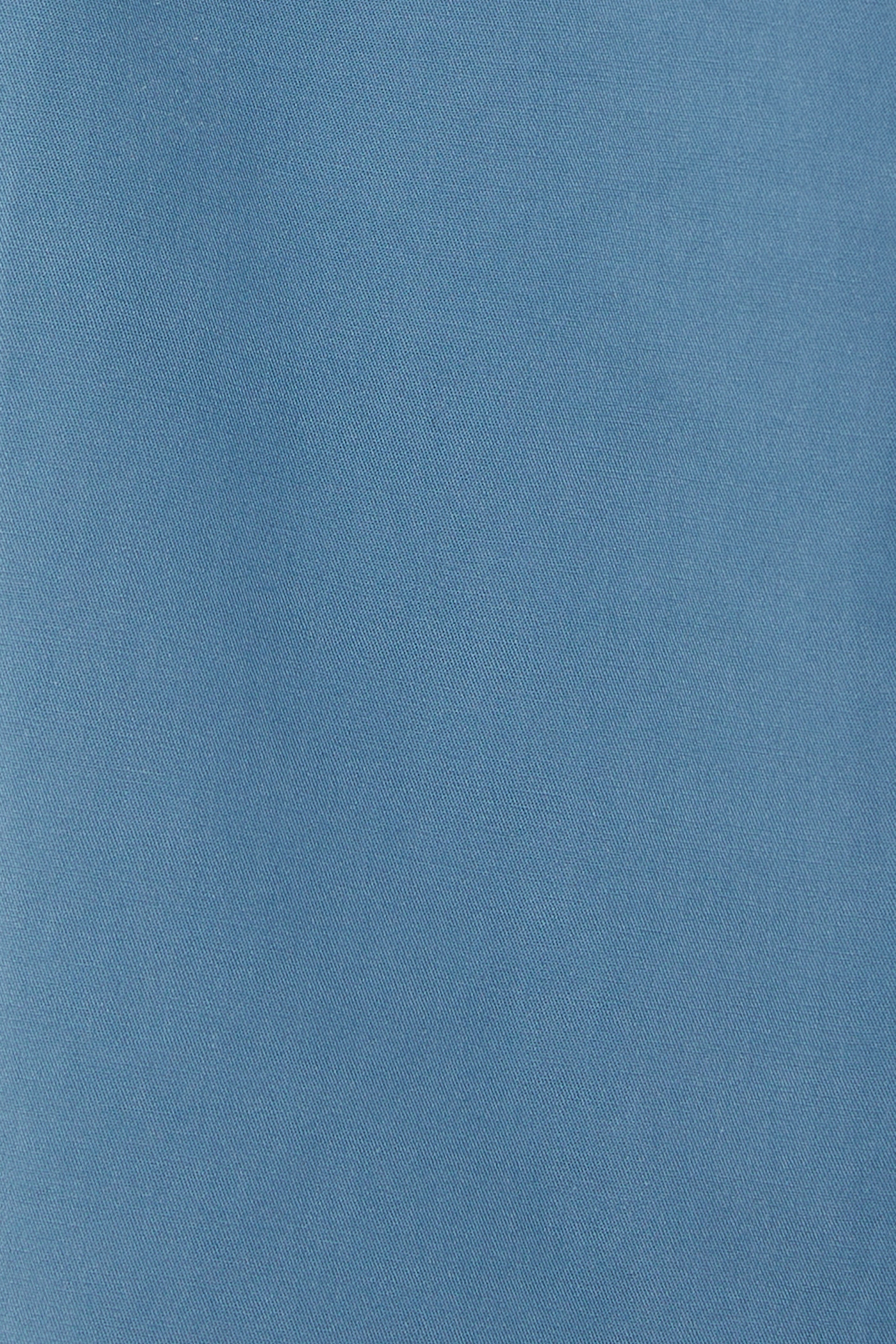 Cotton Relaxed Shorts in Stone Blue