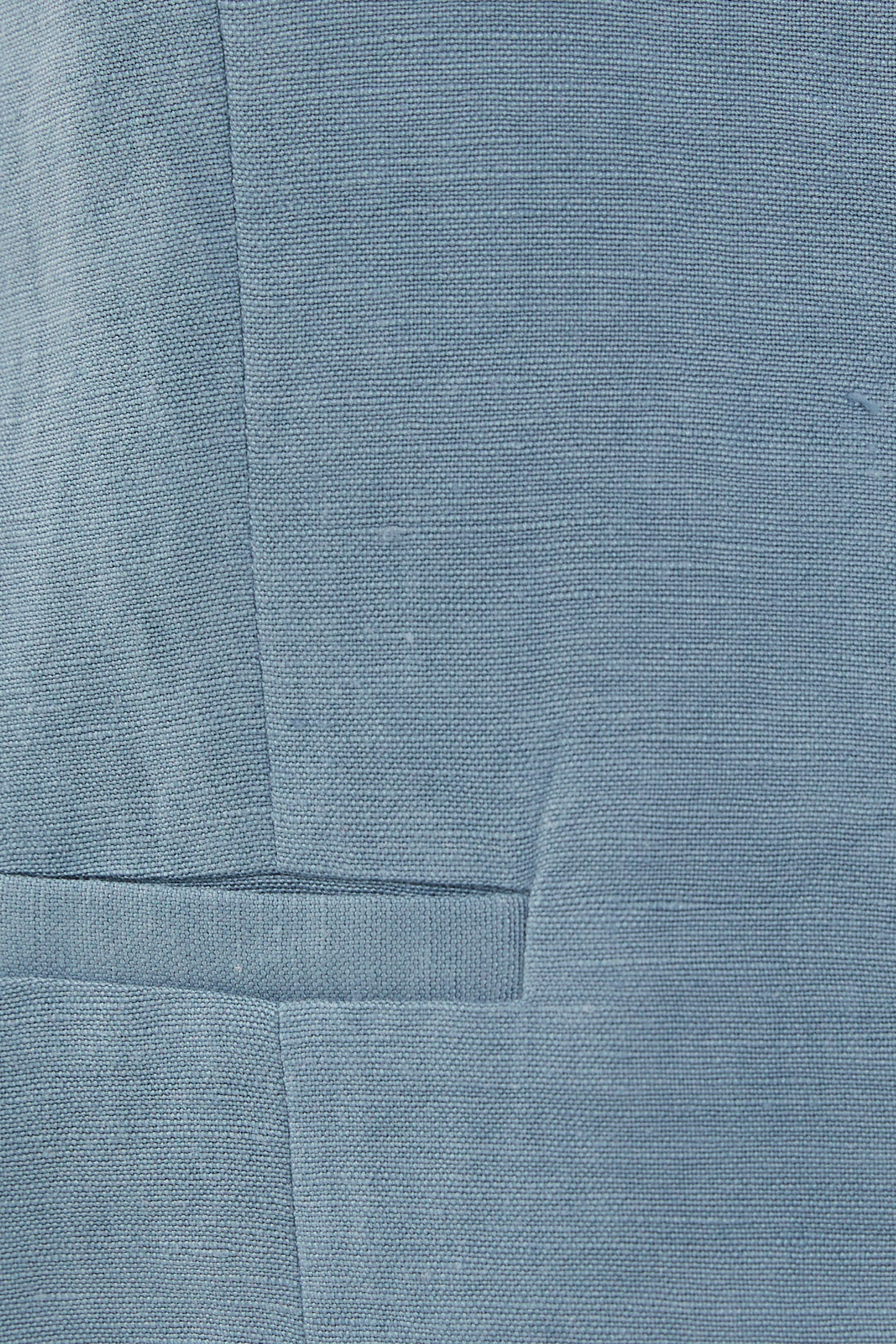 Linen Waistcoat in Blue
