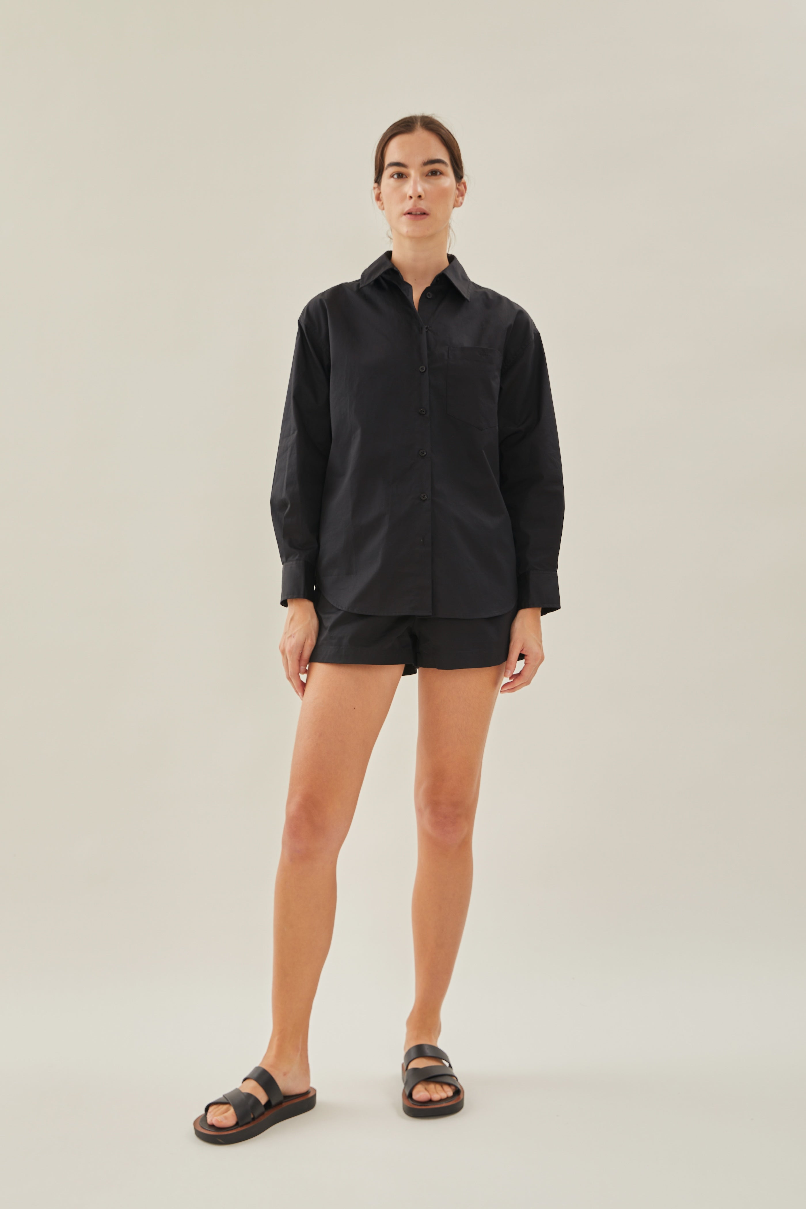 STUDIOS Pocket Shirt in Black