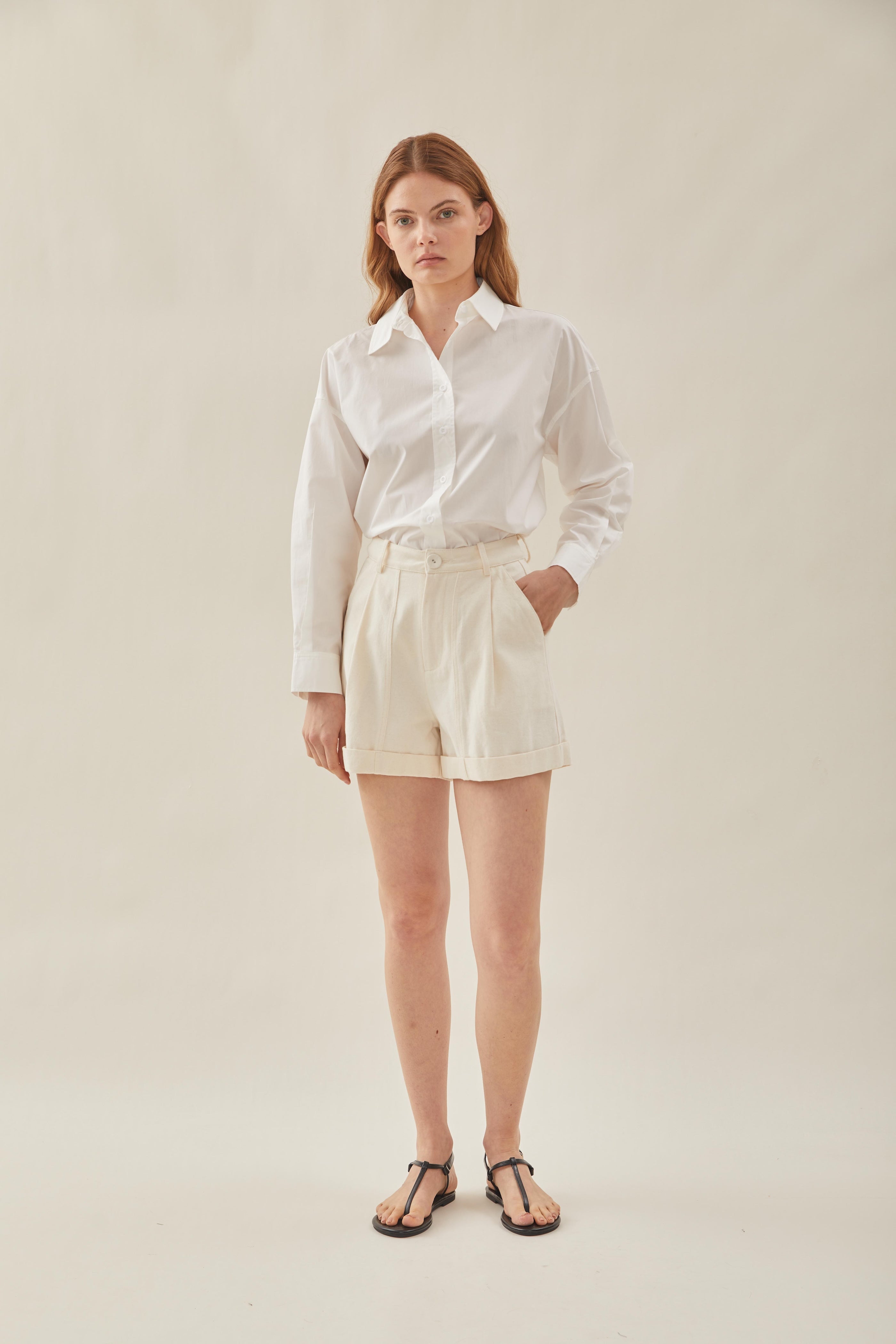 STUDIOS Lightweight Shirt in White