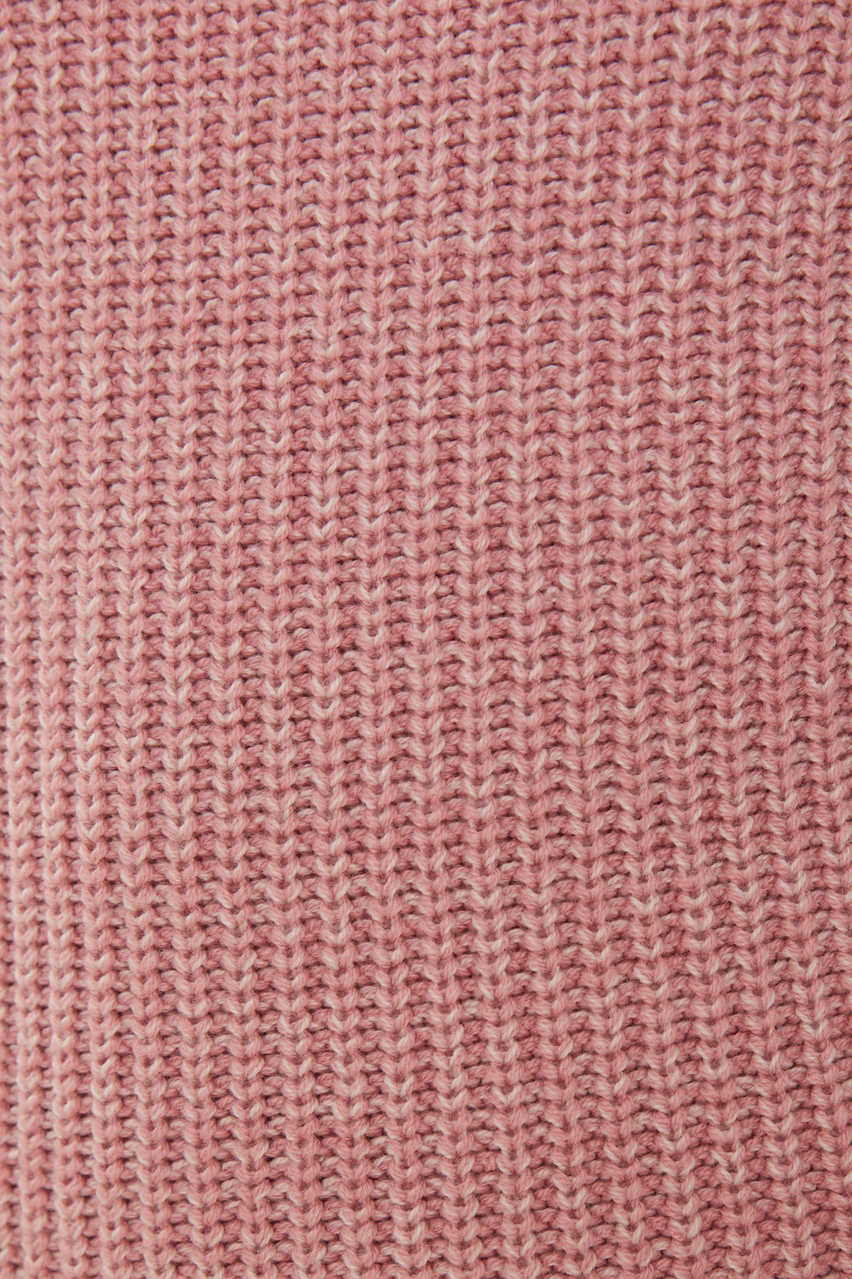 Yarn Knitted Dress in Peony