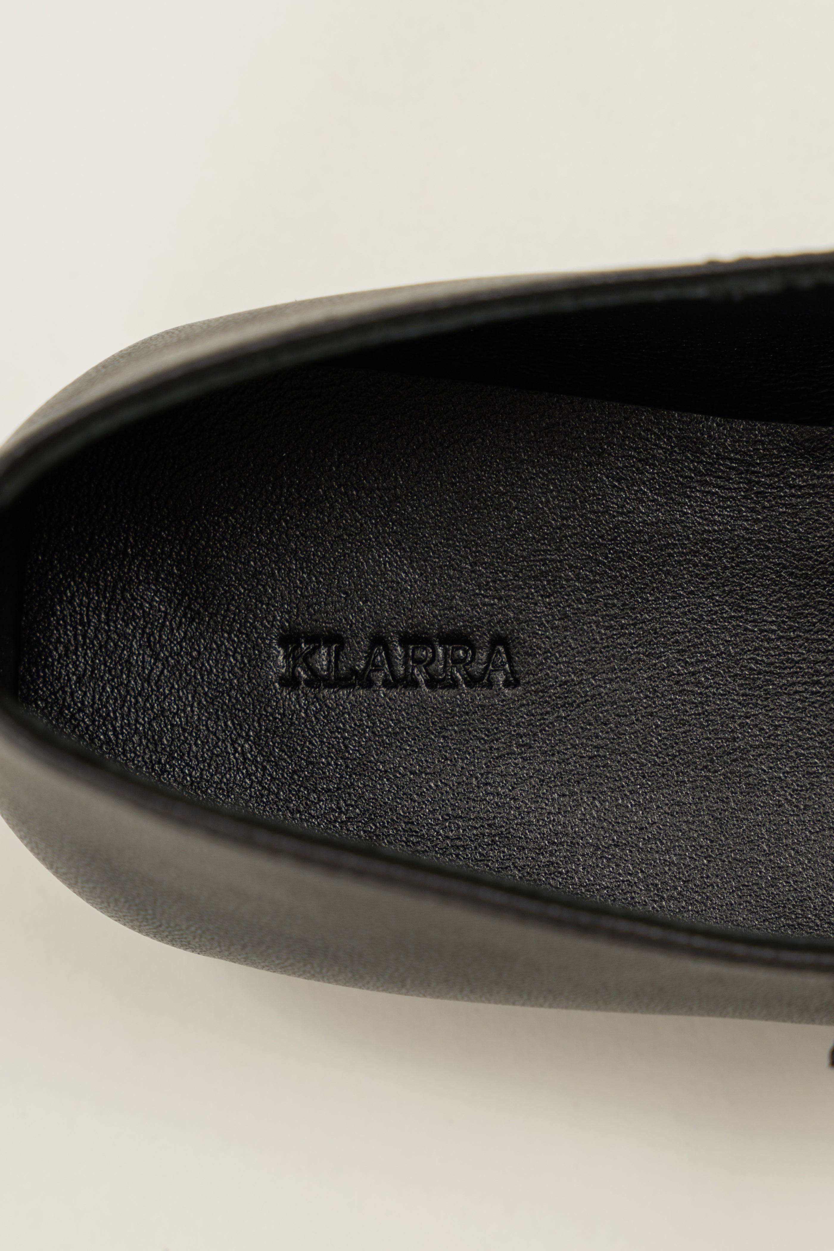 Cassia Leather Mary Janes in Black