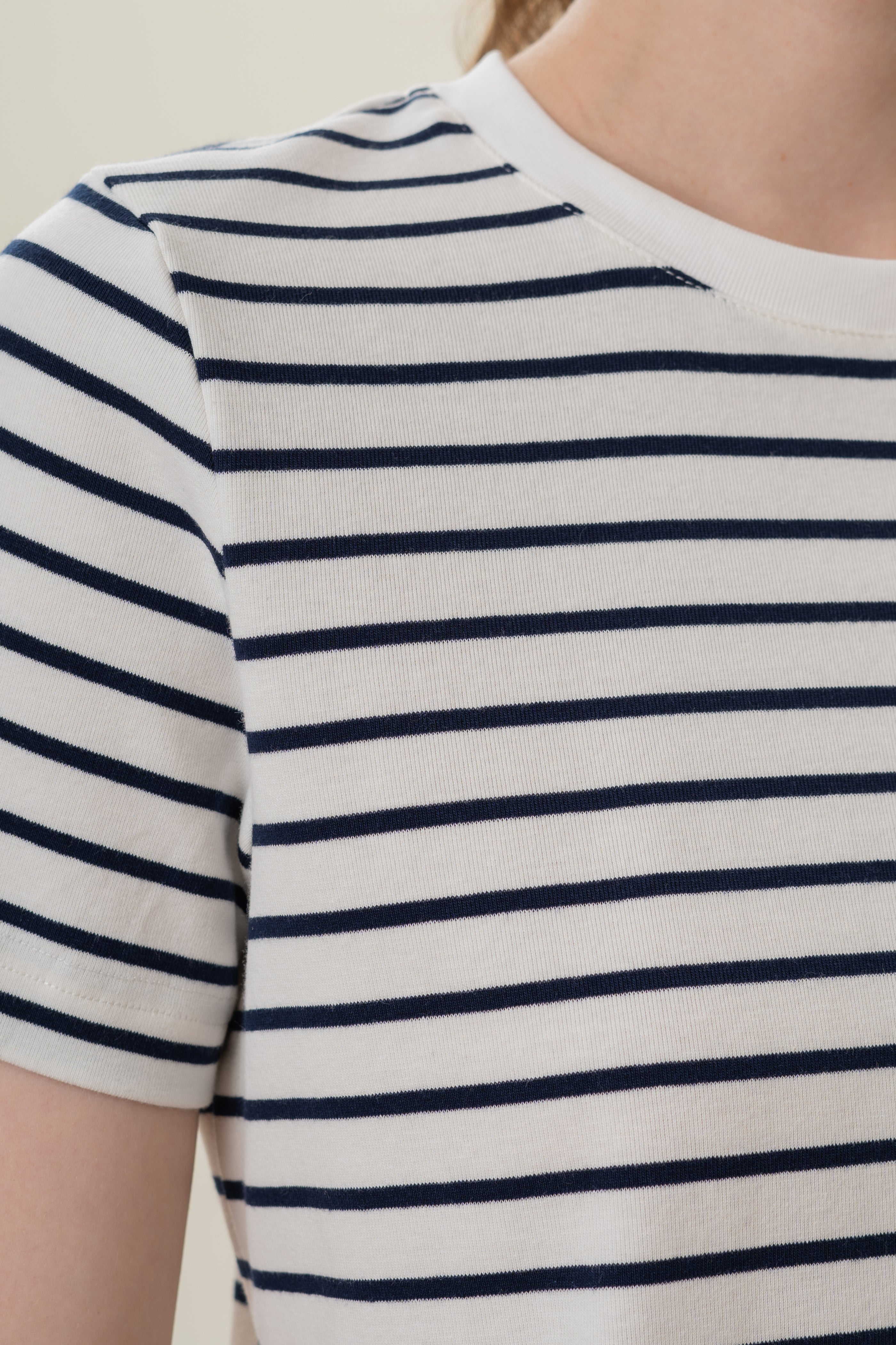 Classic Tee in Stripe Blue