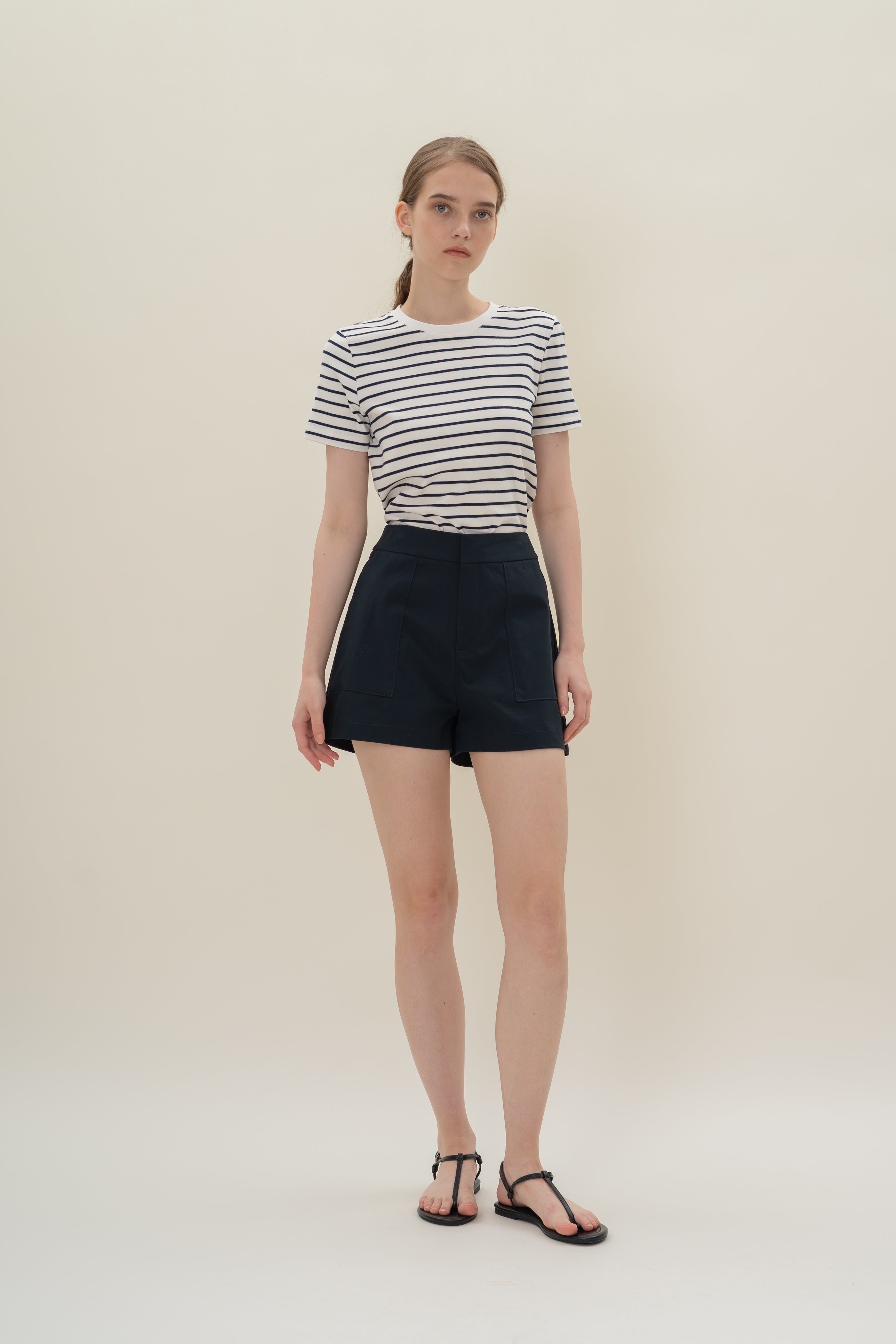 Box Shorts in Dark Navy