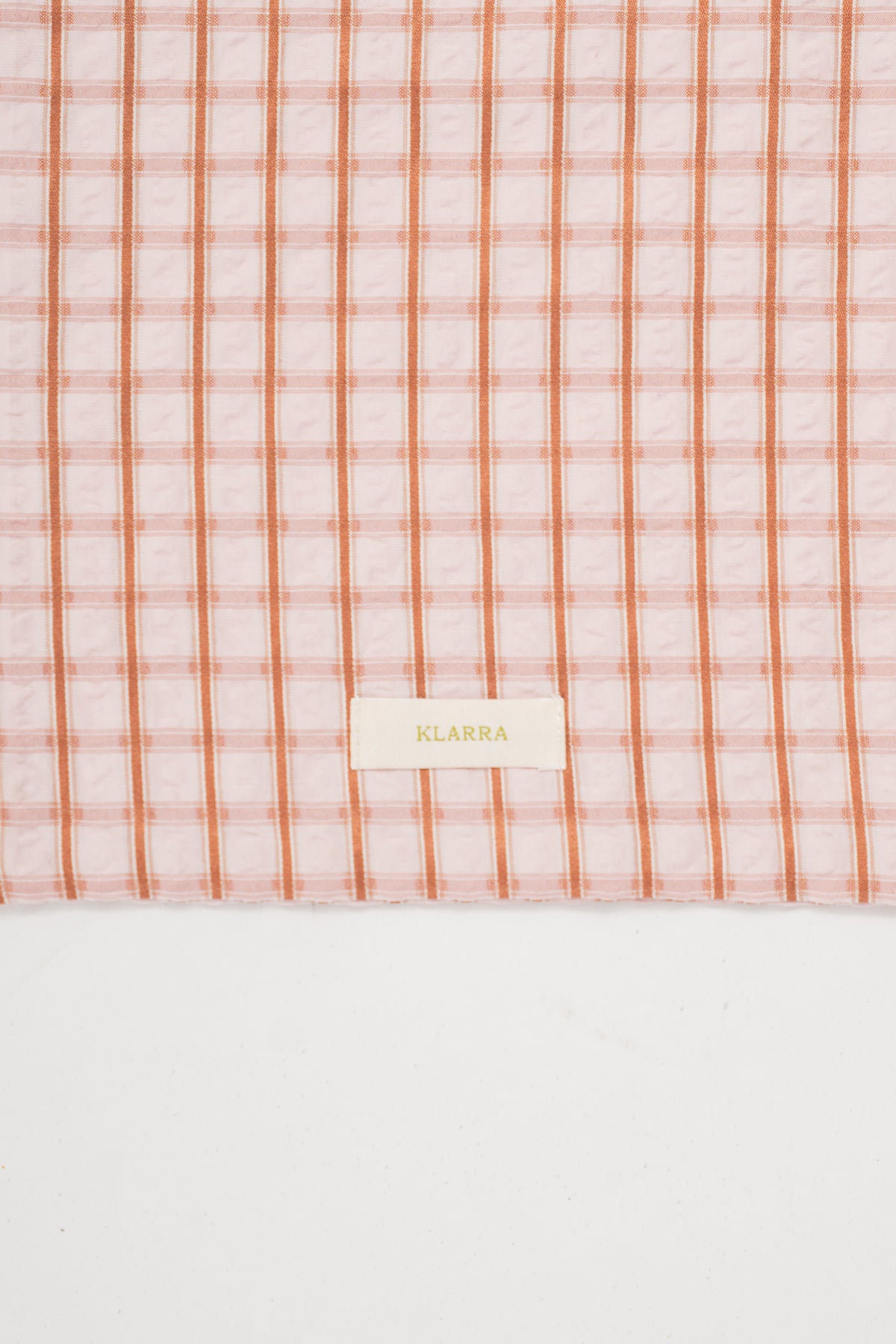 Drawstring Pouch in Rosewood Gingham (Gifted with a minimum spend of SGD150)