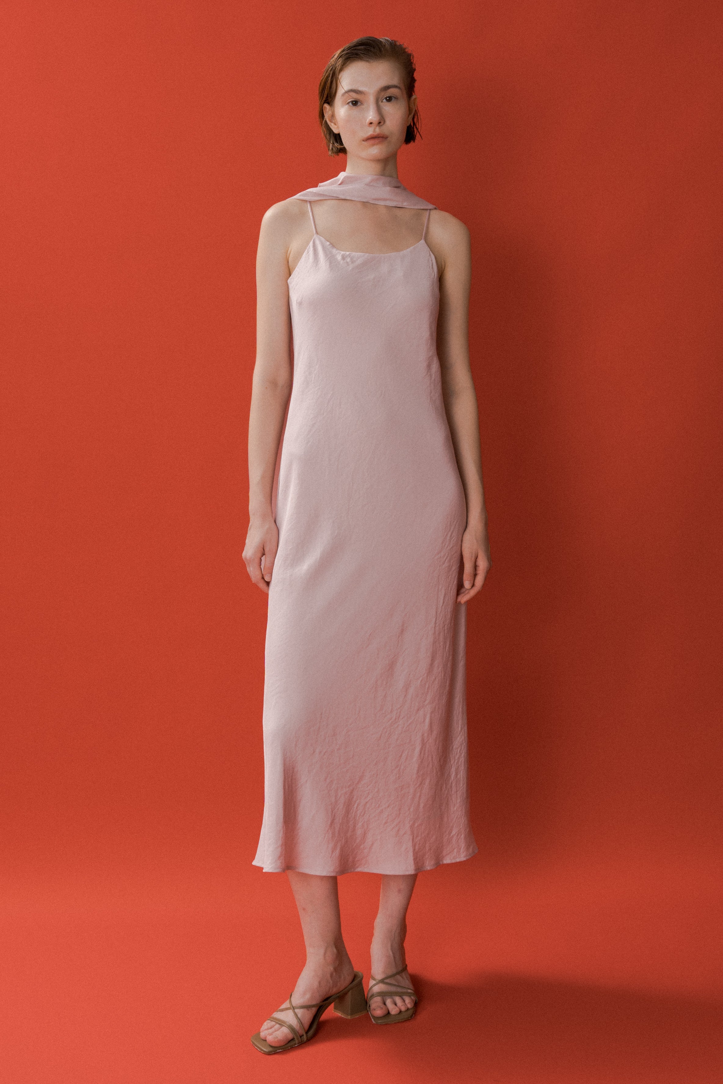 Classic Cami Dress in Petal Pink