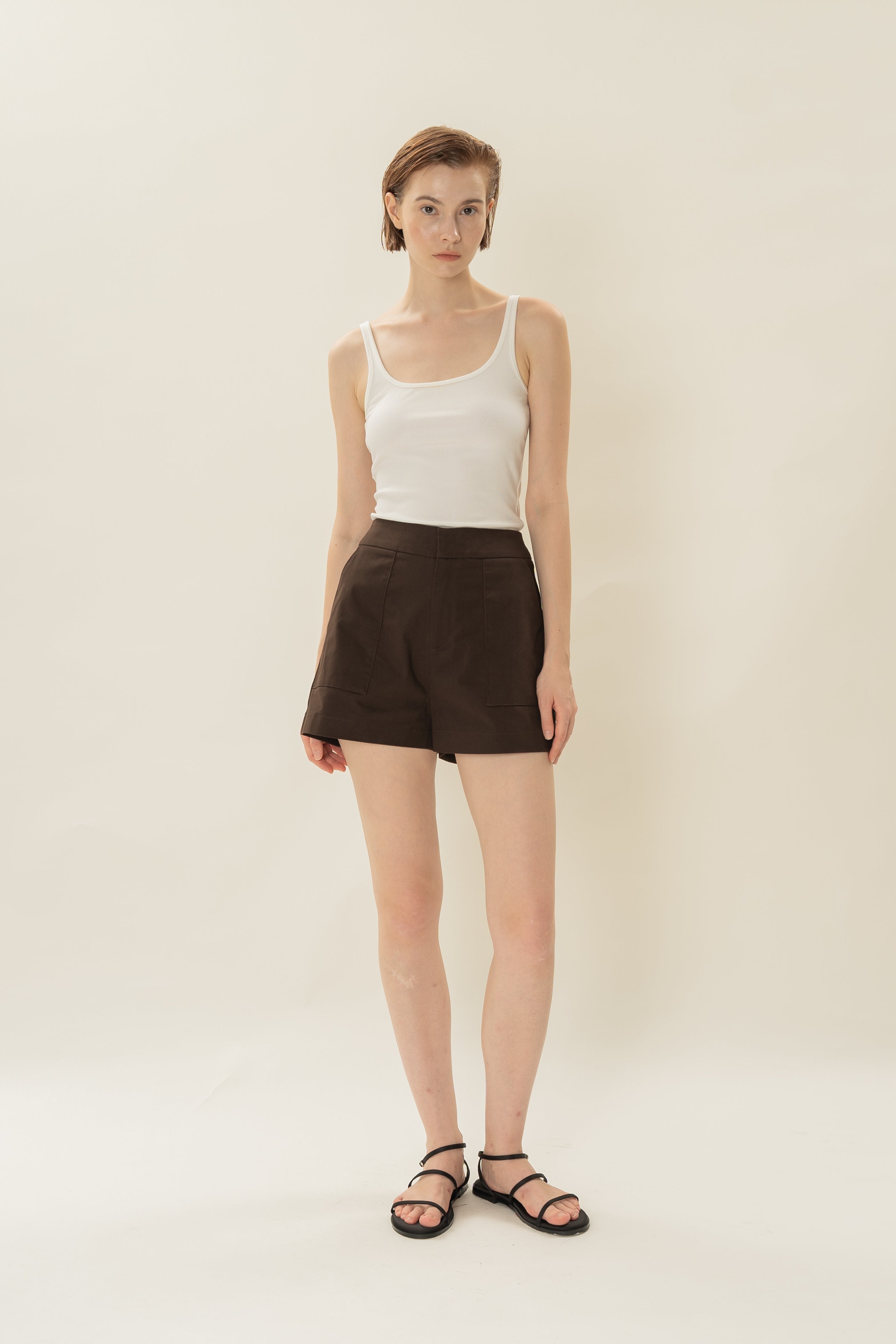 Box Shorts in Umber