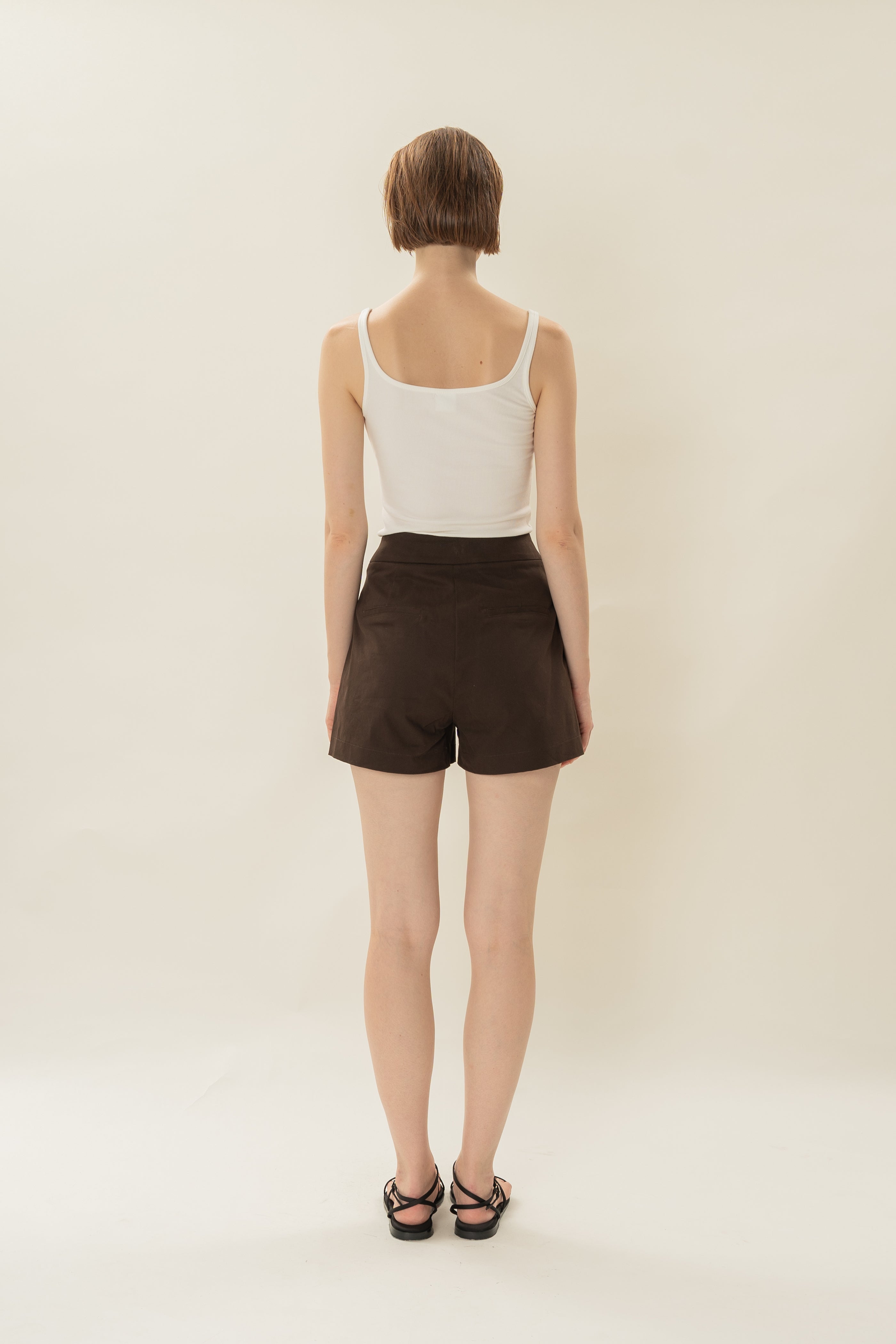 Box Shorts in Umber
